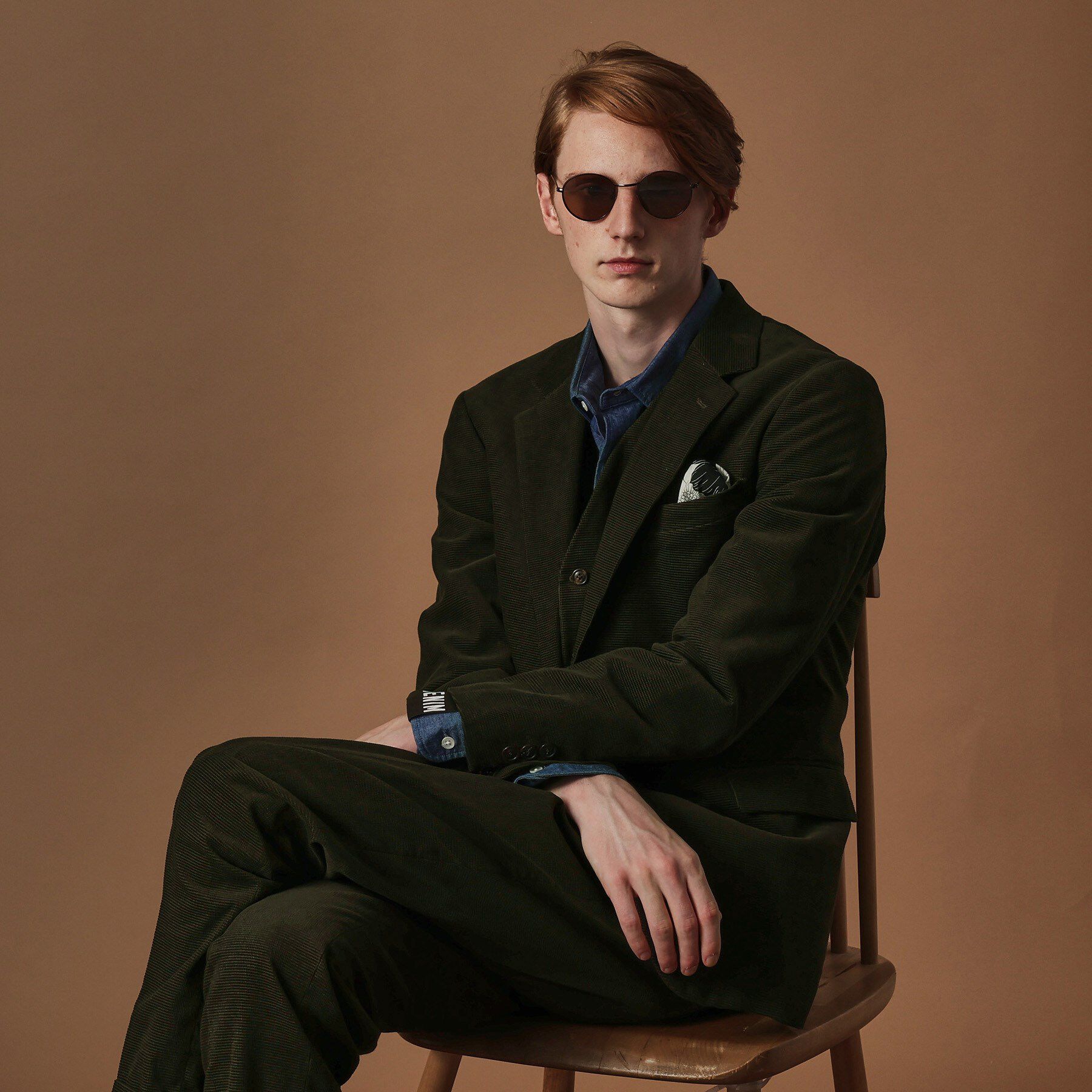 40CARATS&525「【Sサイズ～】ドビーキャラメルコールジャケット」|テーラードジャケット|