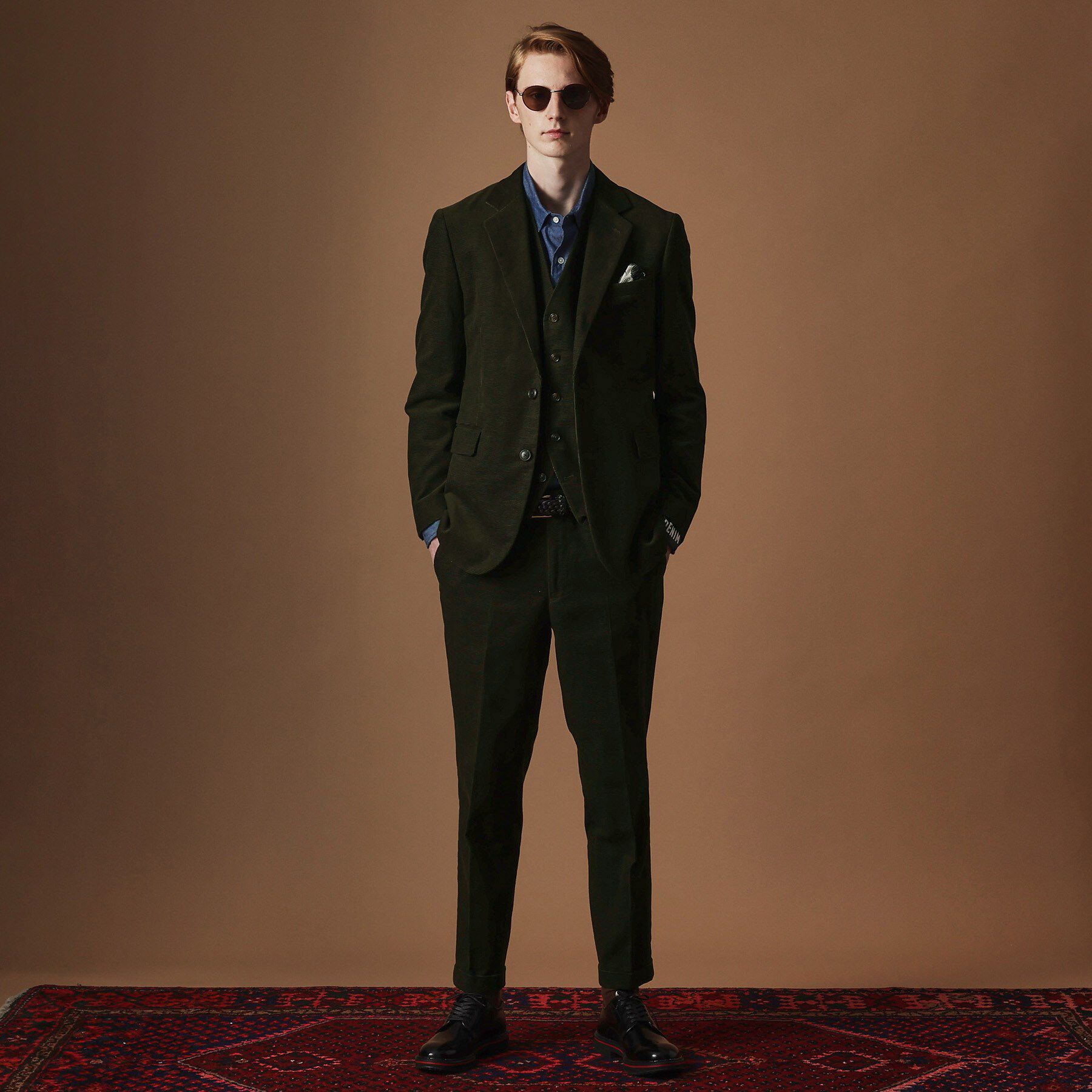 40CARATS&525「【Sサイズ～】ドビーキャラメルコールジャケット」|テーラードジャケット|