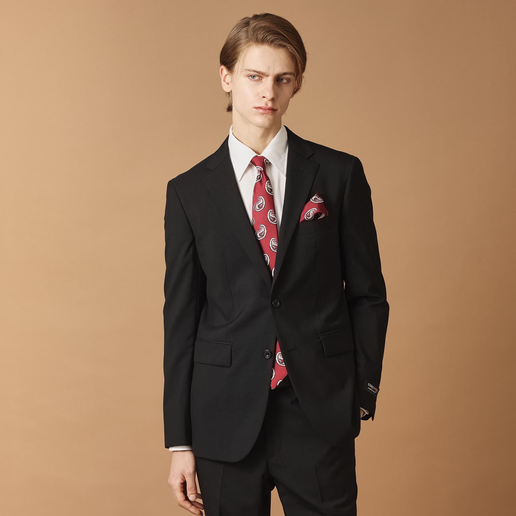 40CARATS&525「ペイズリースタンプチーフ」|バンダナ・スカーフ|