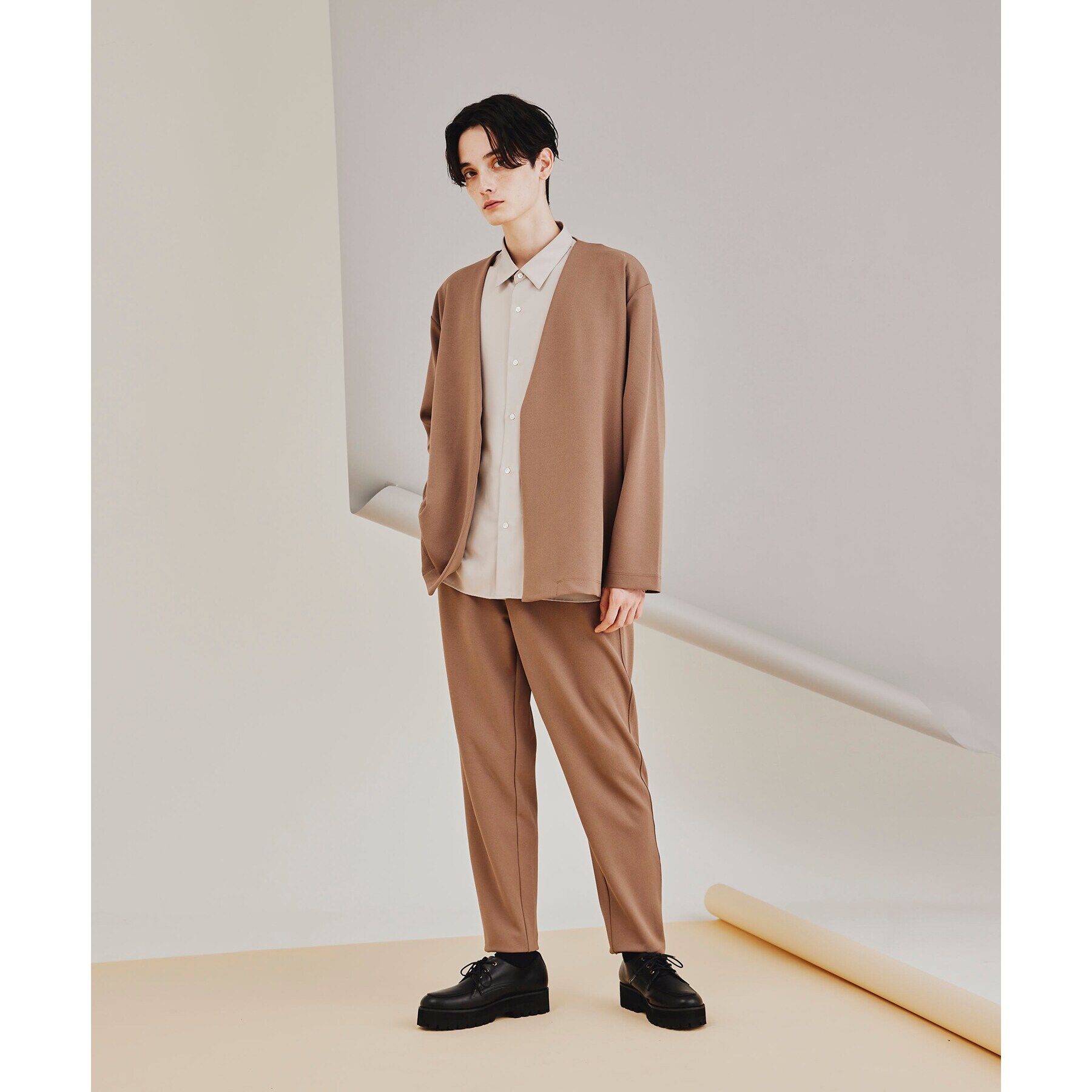 tk.TAKEO KIKUCHI「2.5mileジョーゼットセットアップ」|スーツ|ﾀﾊﾞｺﾌﾞﾗｳﾝ(054)