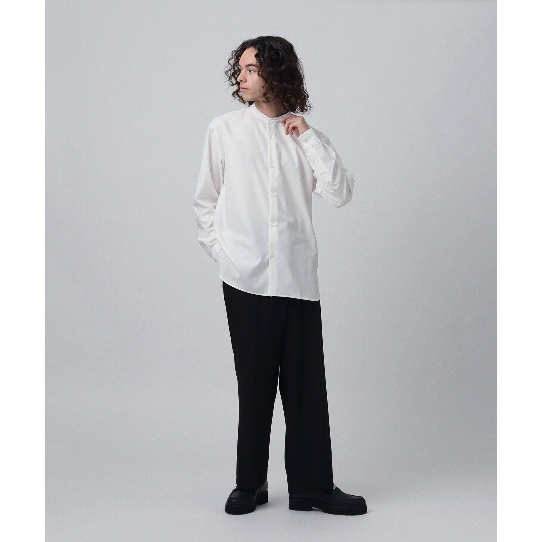 tk.TAKEO KIKUCHI「TRバンドカラーシャツ」|シャツ・ブラウス|