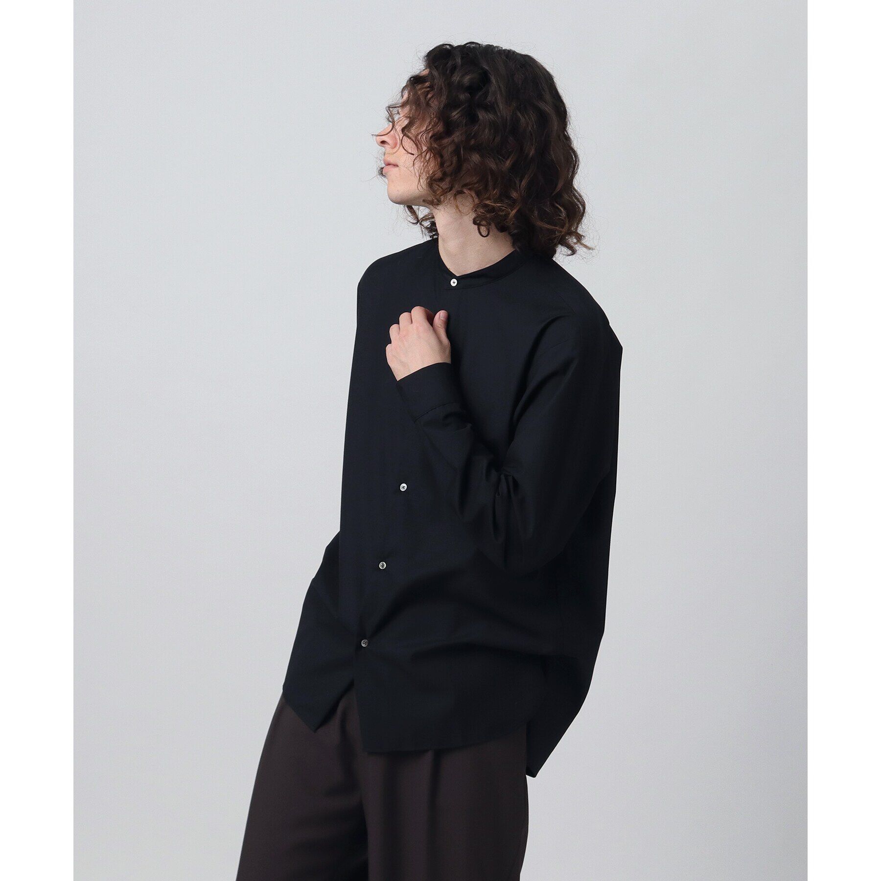 tk.TAKEO KIKUCHI「TRバンドカラーシャツ」|シャツ・ブラウス|