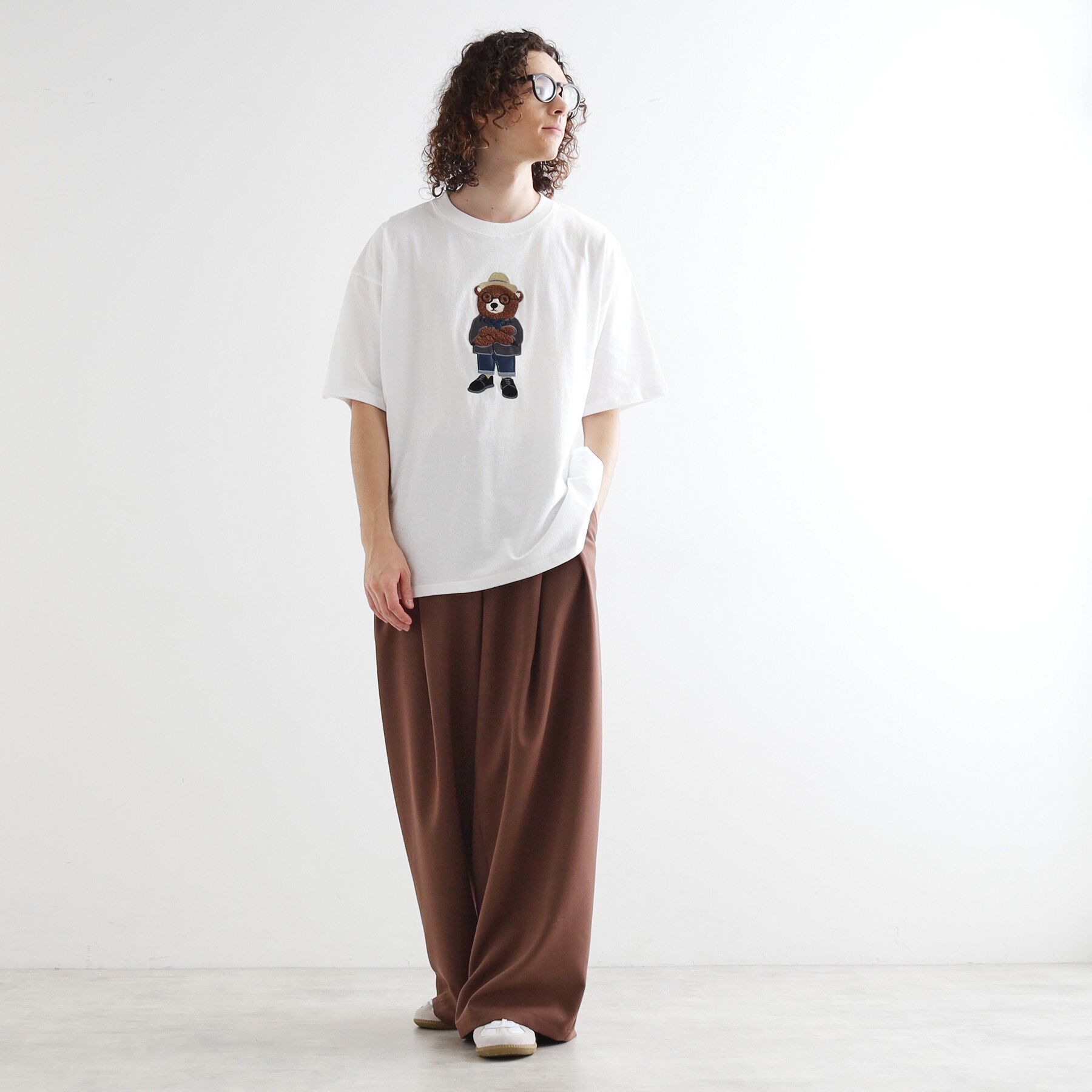 tk.TAKEO KIKUCHI「アニマルサガラ刺繍Tシャツ」|Tシャツ・カットソー|