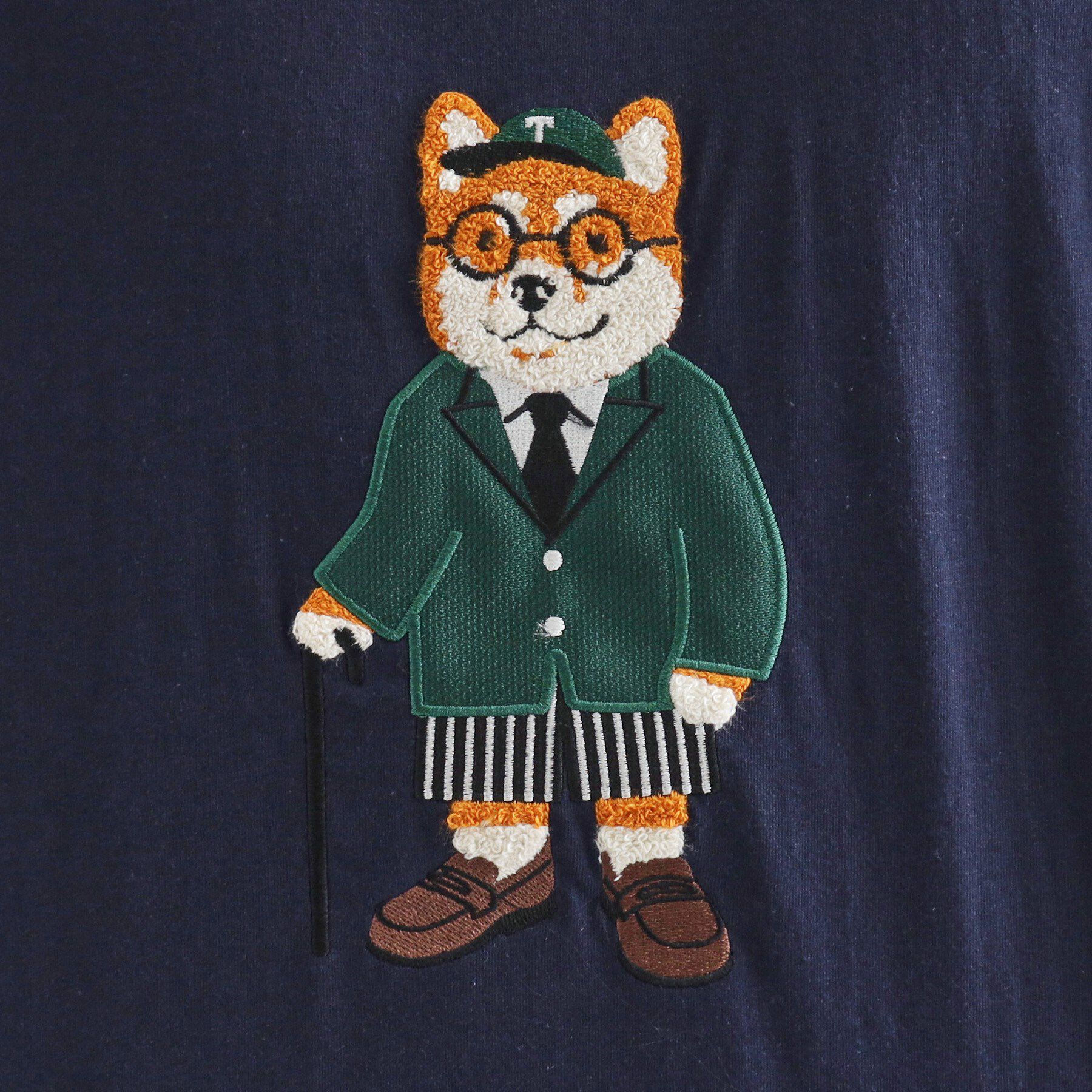 tk.TAKEO KIKUCHI「アニマルサガラ刺繍Tシャツ」|Tシャツ・カットソー|