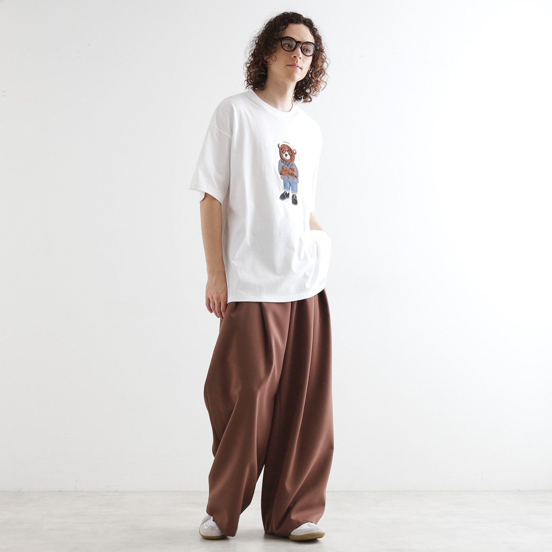 tk.TAKEO KIKUCHI「アニマルサガラ刺繍Tシャツ」|Tシャツ・カットソー|