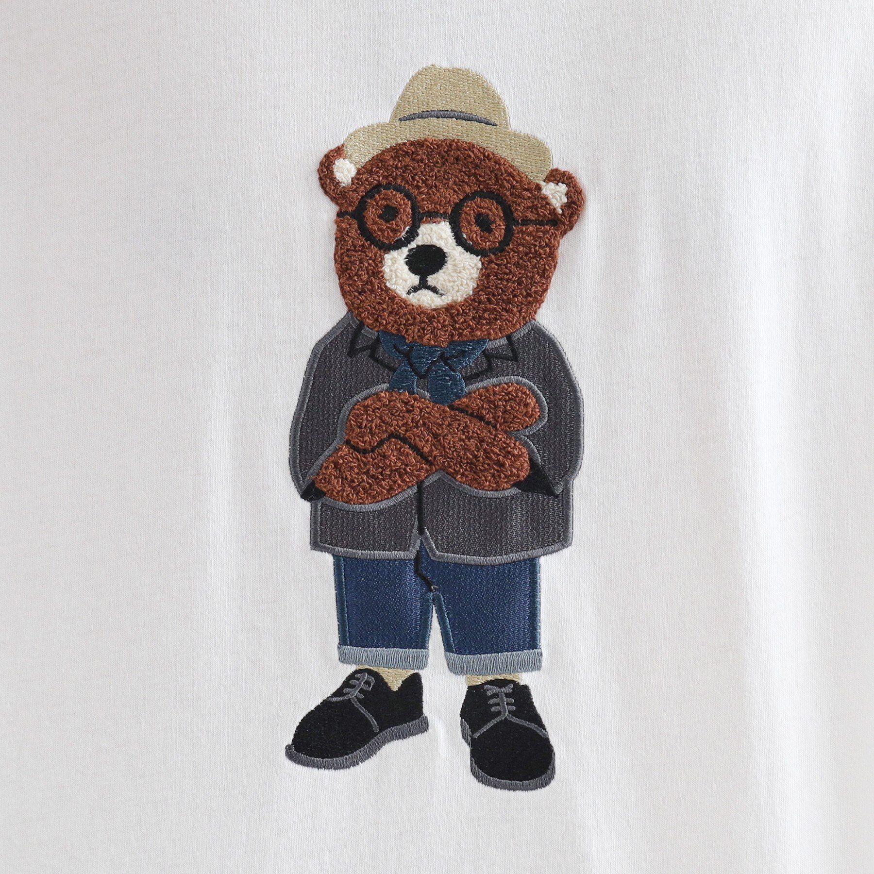 tk.TAKEO KIKUCHI「アニマルサガラ刺繍Tシャツ」|Tシャツ・カットソー|