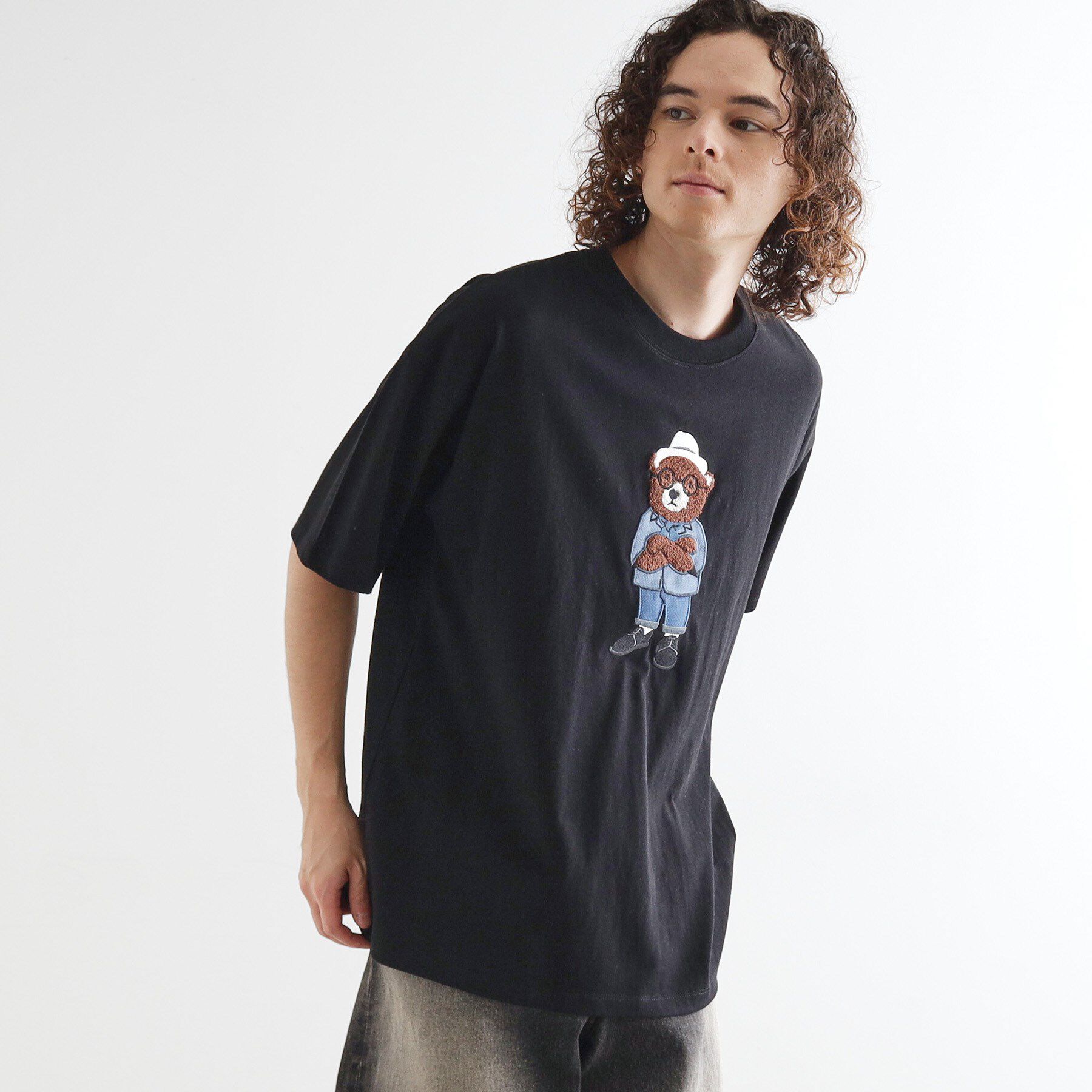 tk.TAKEO KIKUCHI「アニマルサガラ刺繍Tシャツ」|Tシャツ・カットソー|