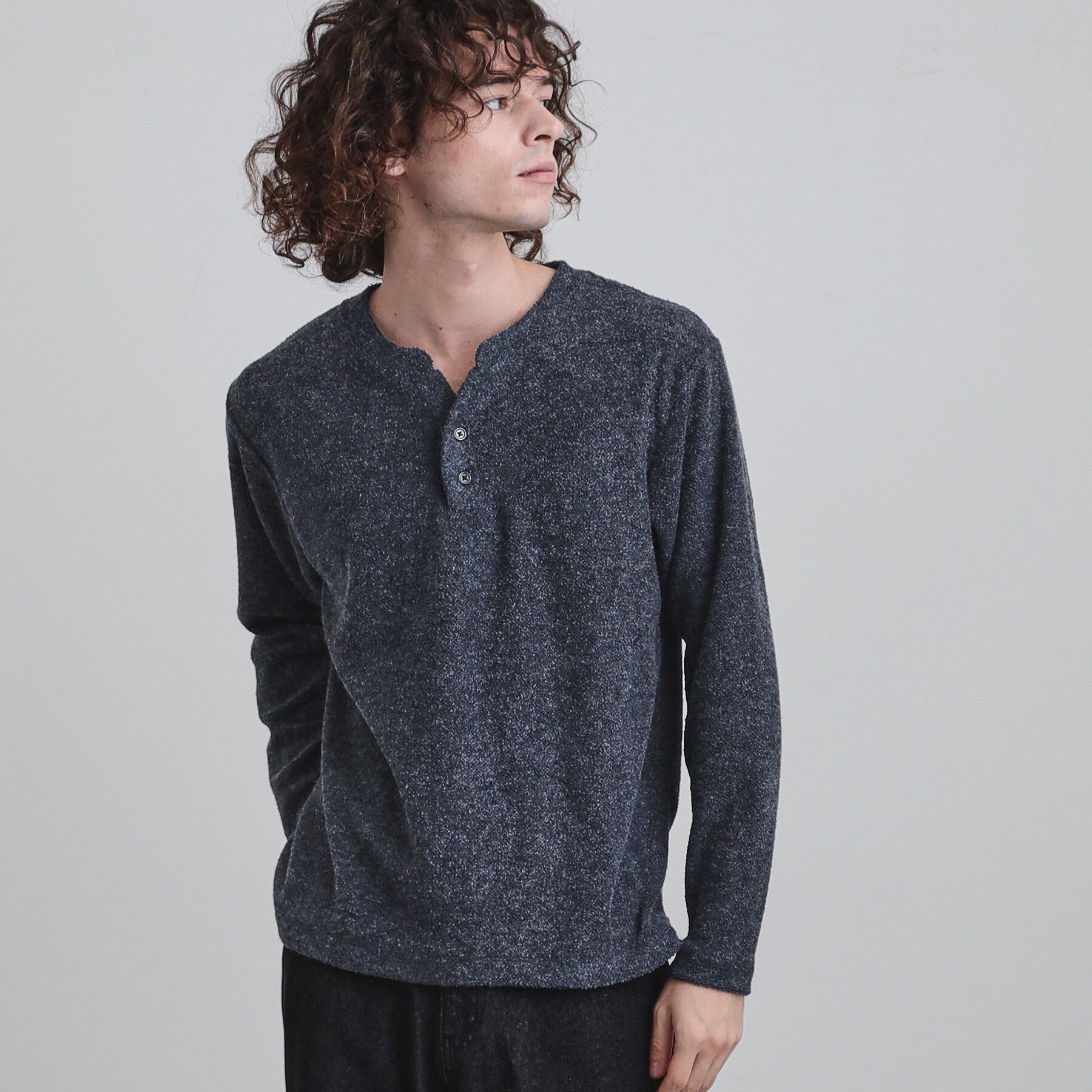 tk.TAKEO KIKUCHI「フェイクレイヤードモールカットソー」|Tシャツ・カットソー|ネイビー(094)