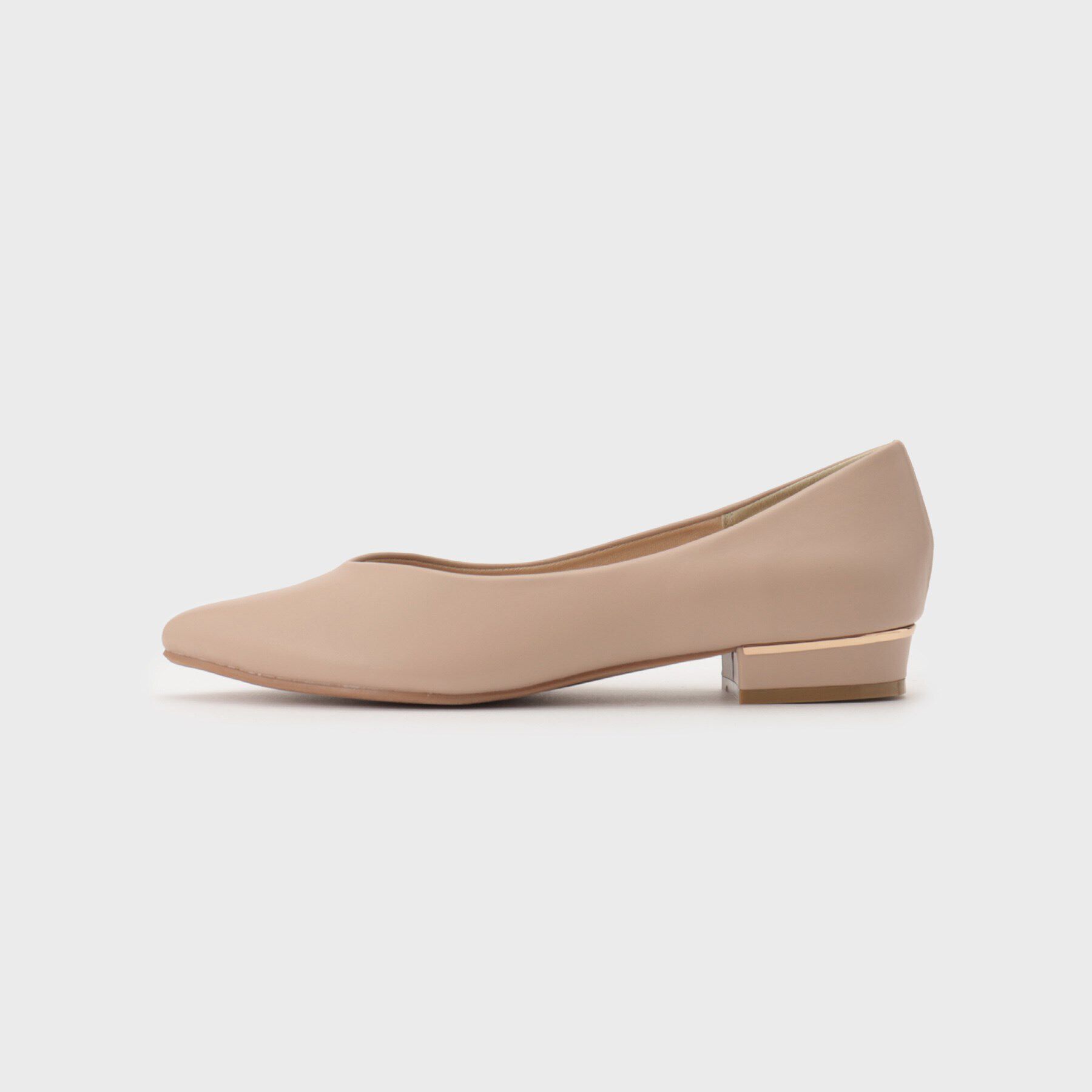 OPAQUE.CLIP「【抗菌防臭加工】メタルパーツVフラットポインテッドパンプス」|パンプス|