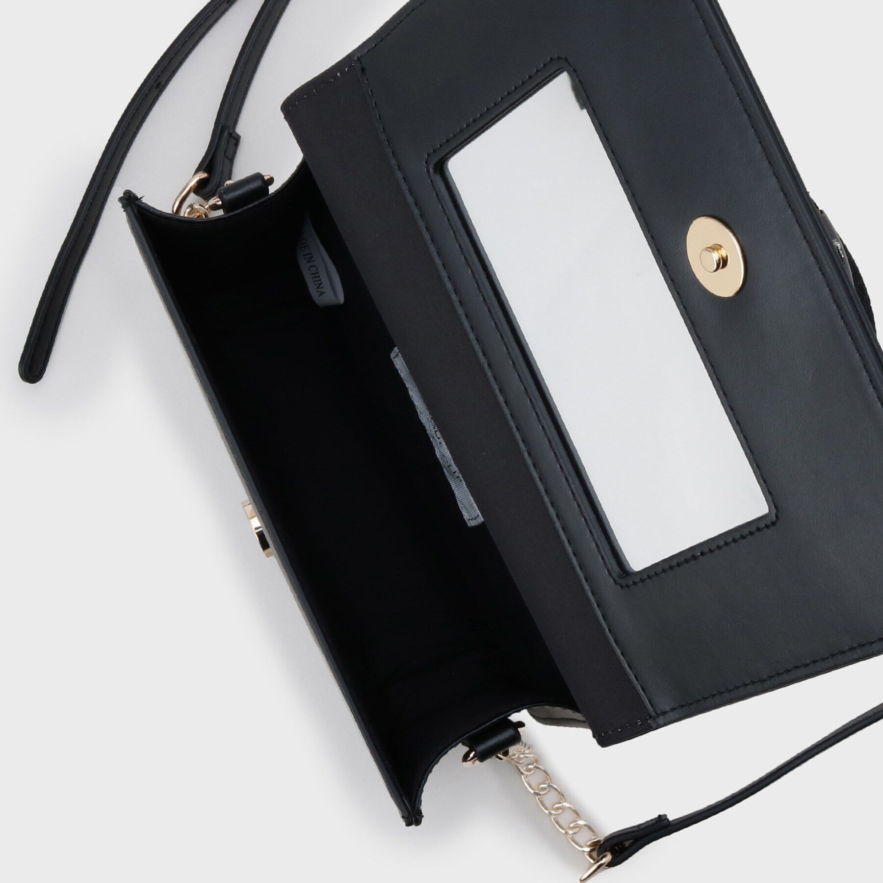 OPAQUE.CLIP「【ミラー付き】デザインバックルミニショルダーバッグ」|ショルダー・メッセンジャー|