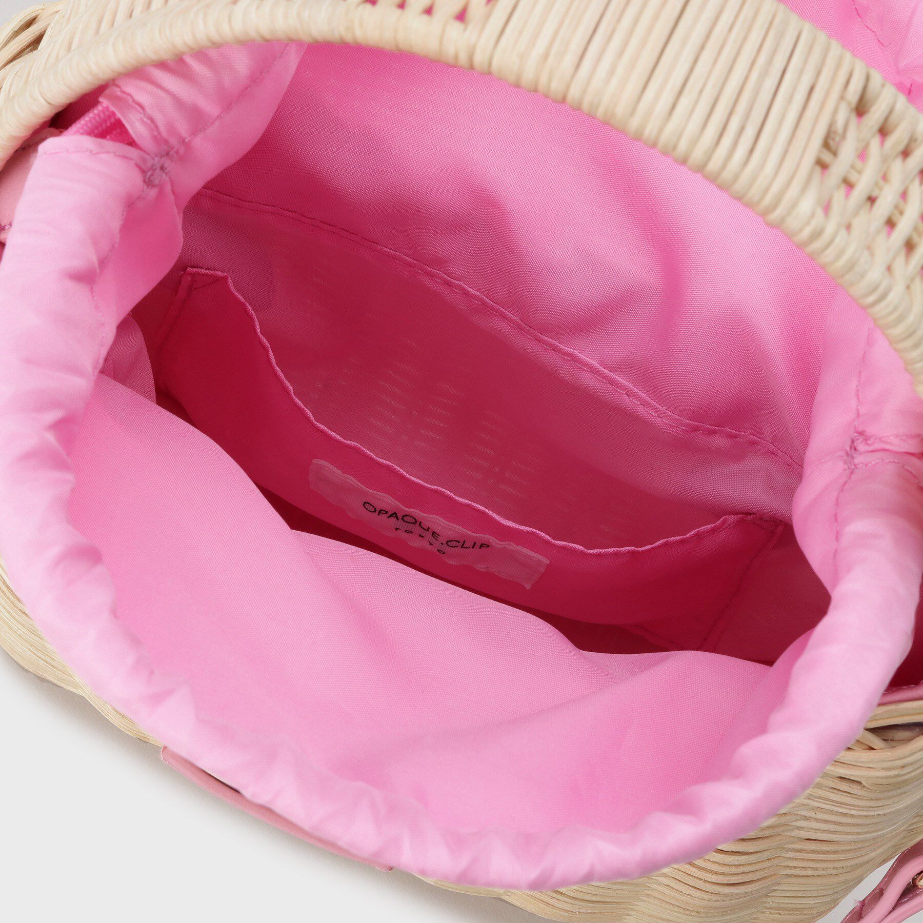 OPAQUE.CLIP「【2WAY】ラタンワンハンドルミニショルダーバッグ」|ショルダー・メッセンジャー|