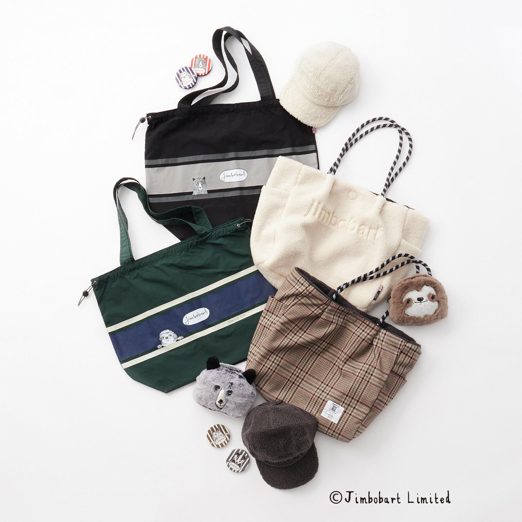 OPAQUE.CLIP「【ジムボバートコラボ】ポケッタブルBIGトートバッグ」|トートバッグ|