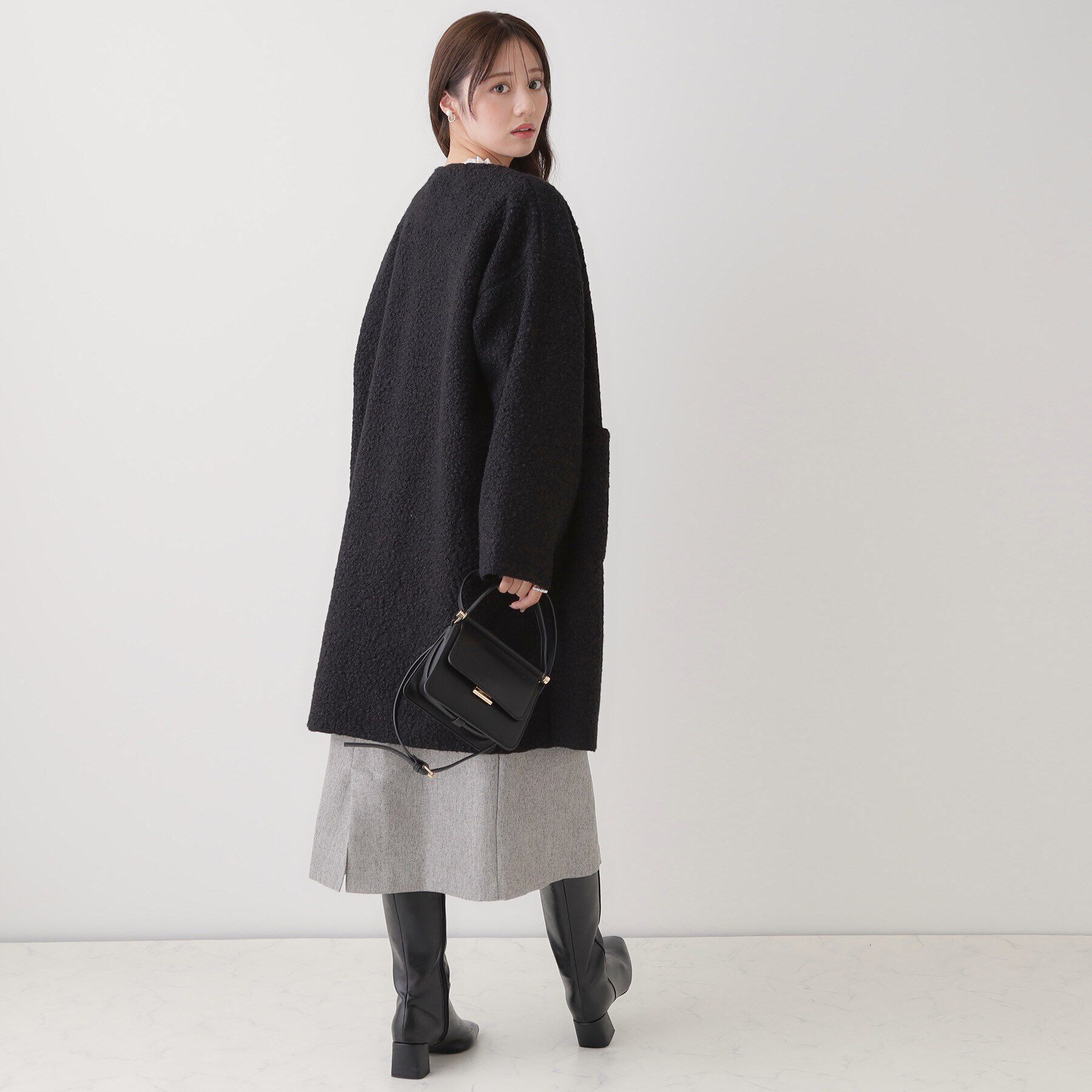 Couture broach「ブークレーコーディガン」|カーディガン|