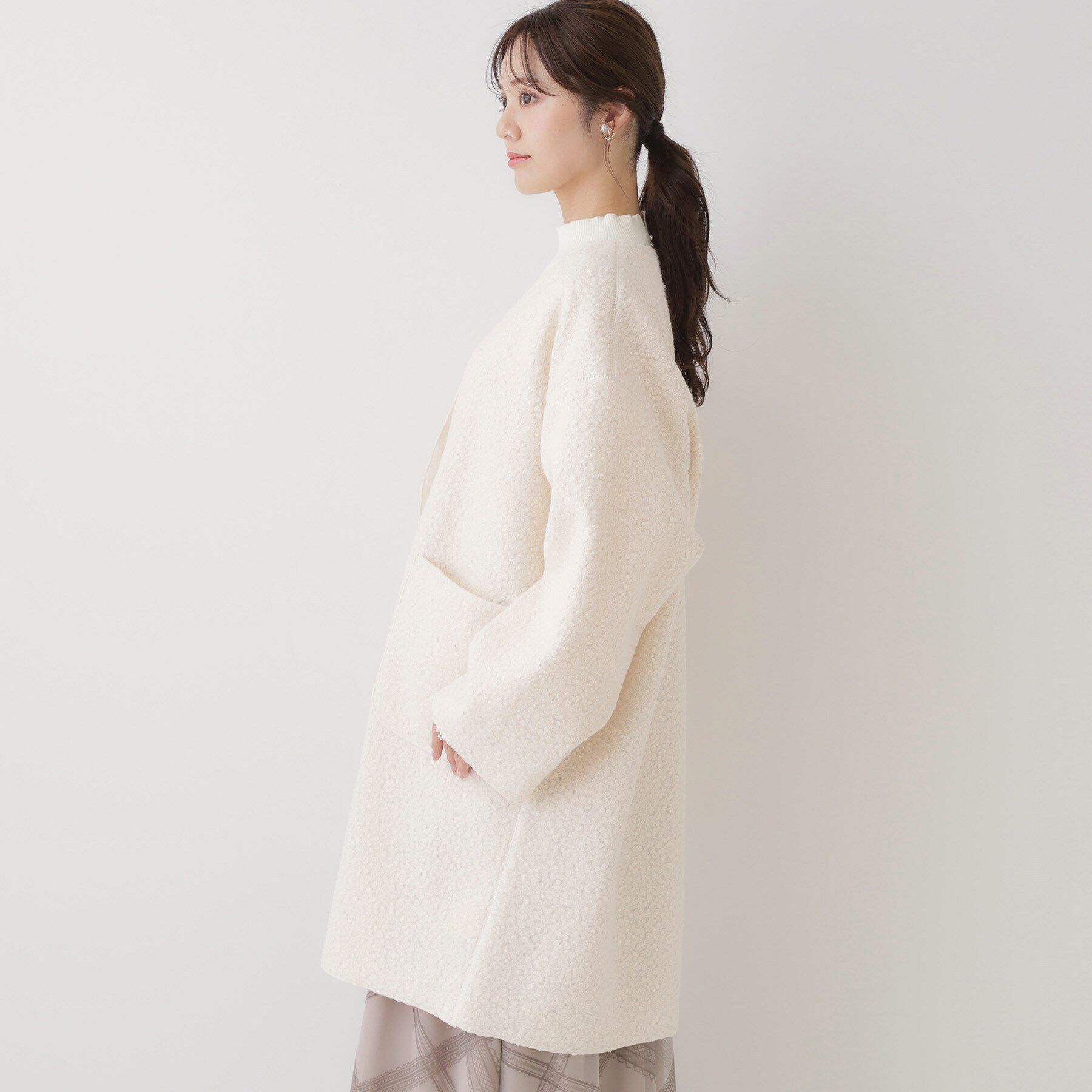 Couture broach「ブークレーコーディガン」|カーディガン|