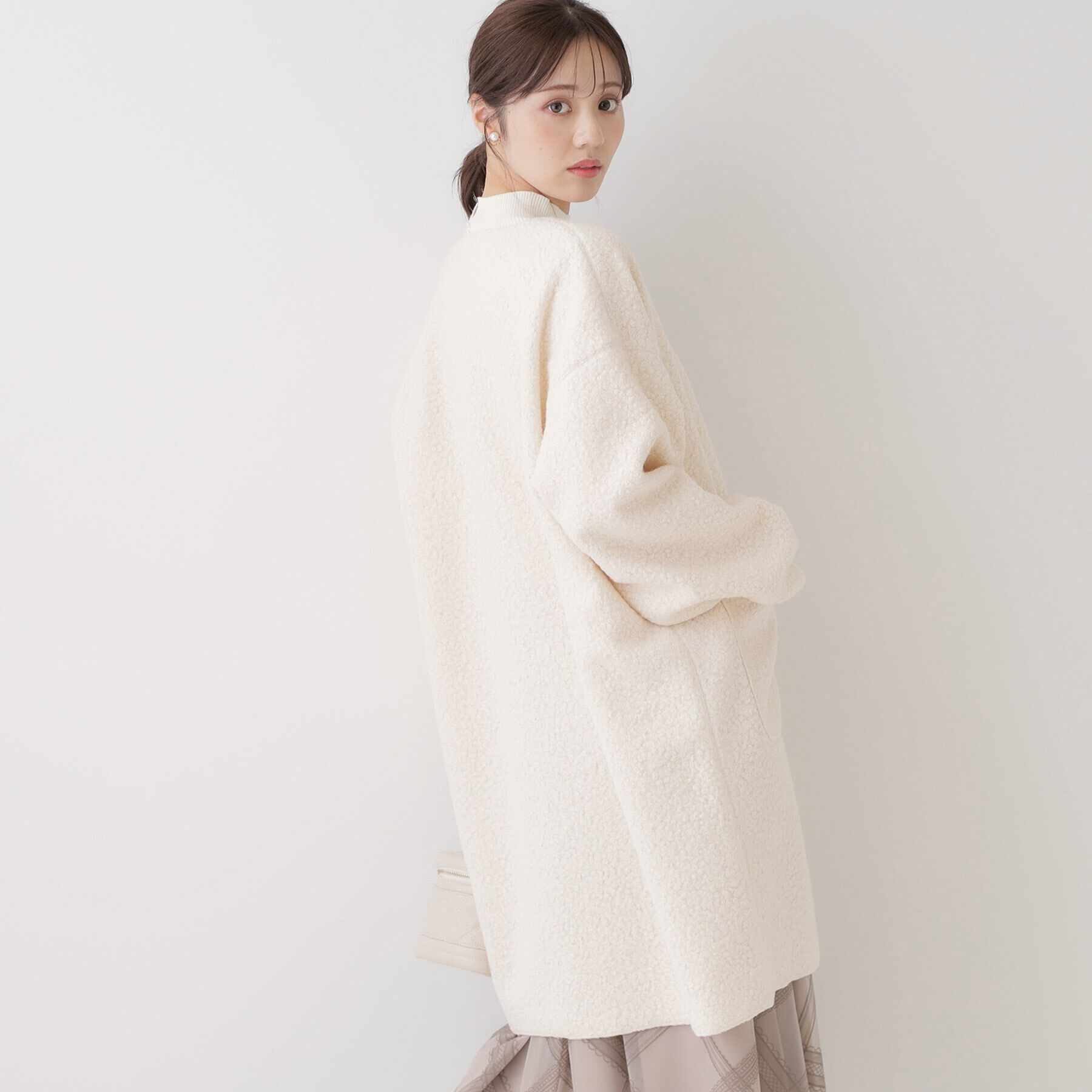 Couture broach「ブークレーコーディガン」|カーディガン|