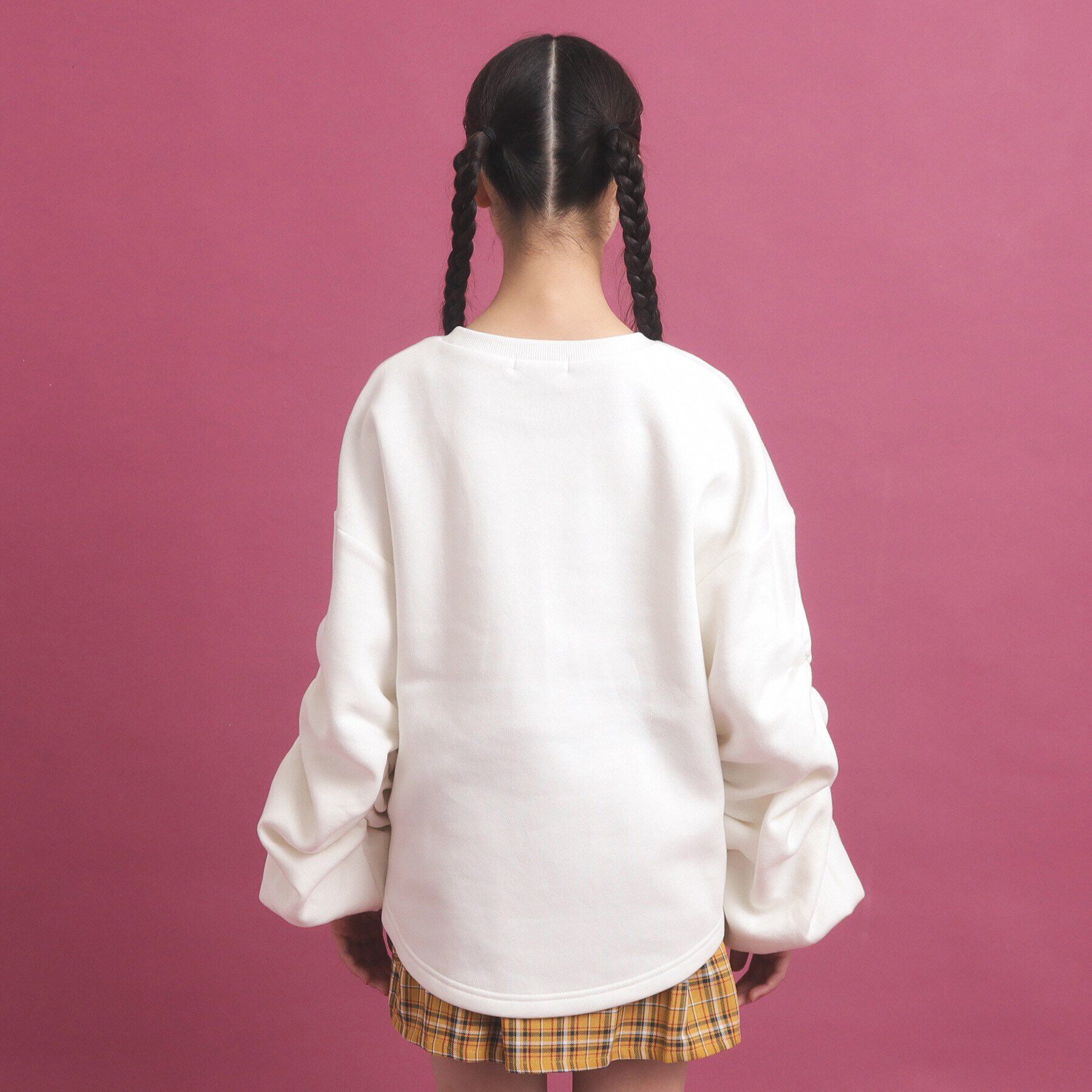 PINK-latte「袖ギャザー裏起毛」|その他|