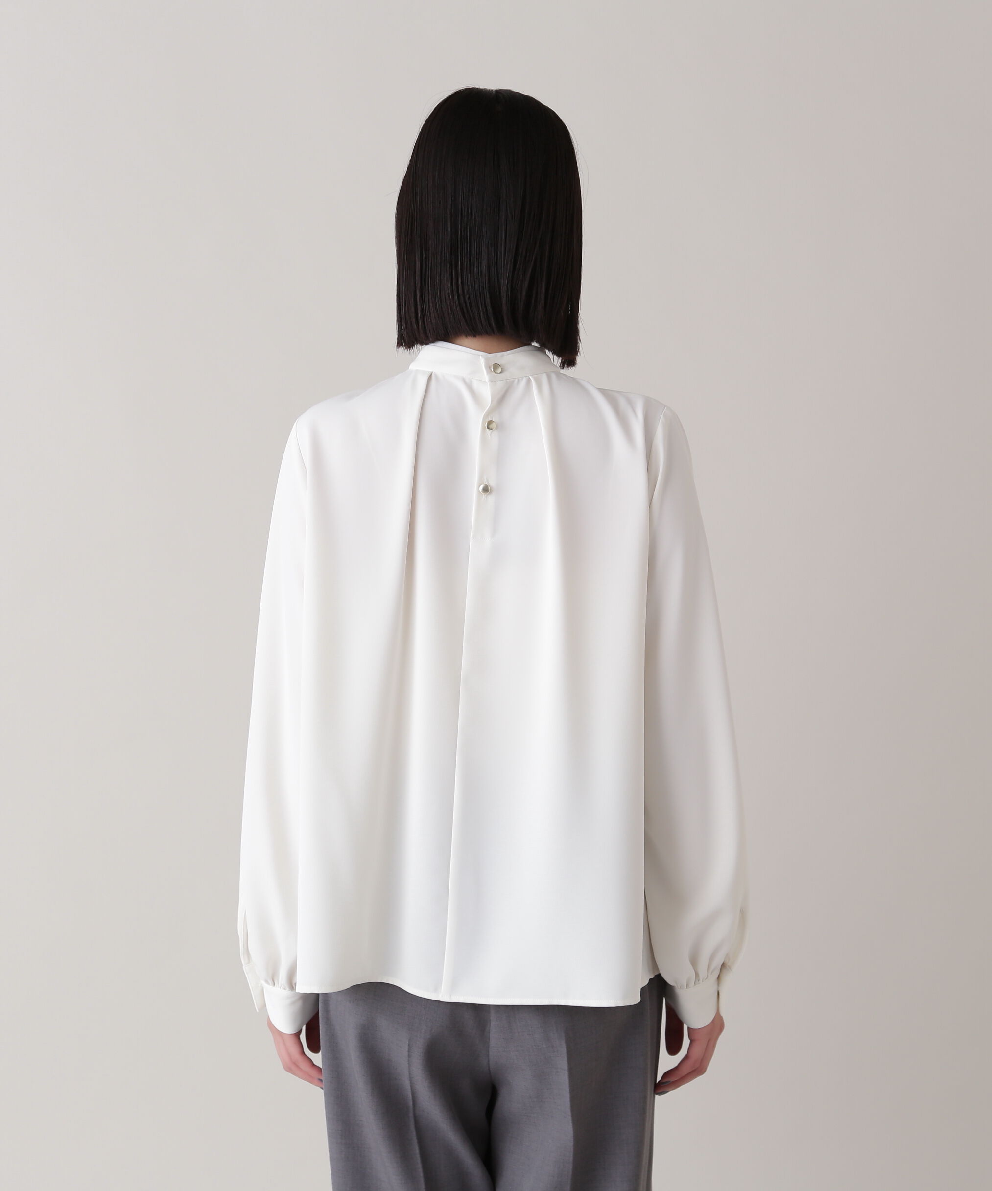  「シアーレイヤードネックブラウス」|シャツ・ブラウス|