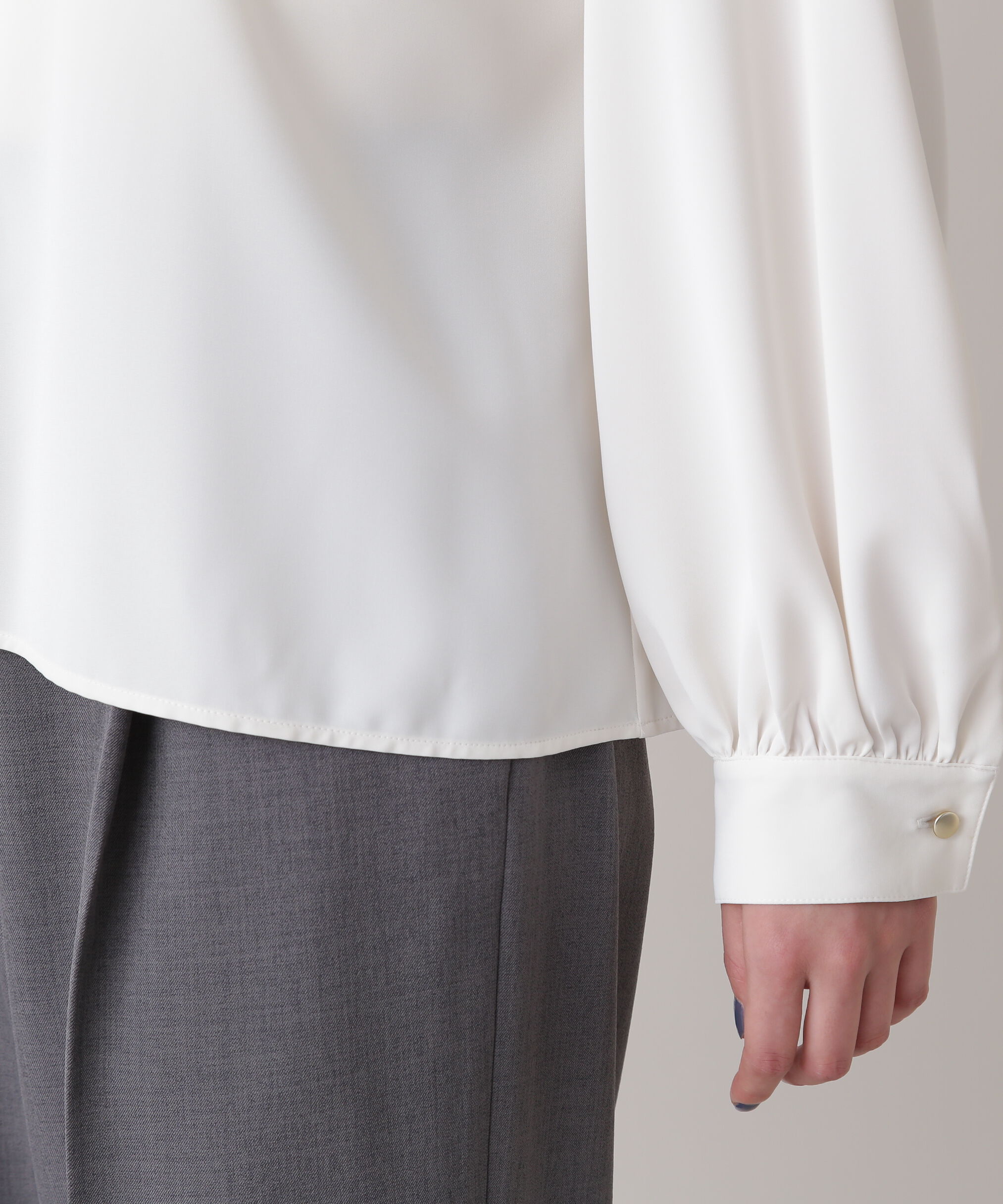  「シアーレイヤードネックブラウス」|シャツ・ブラウス|