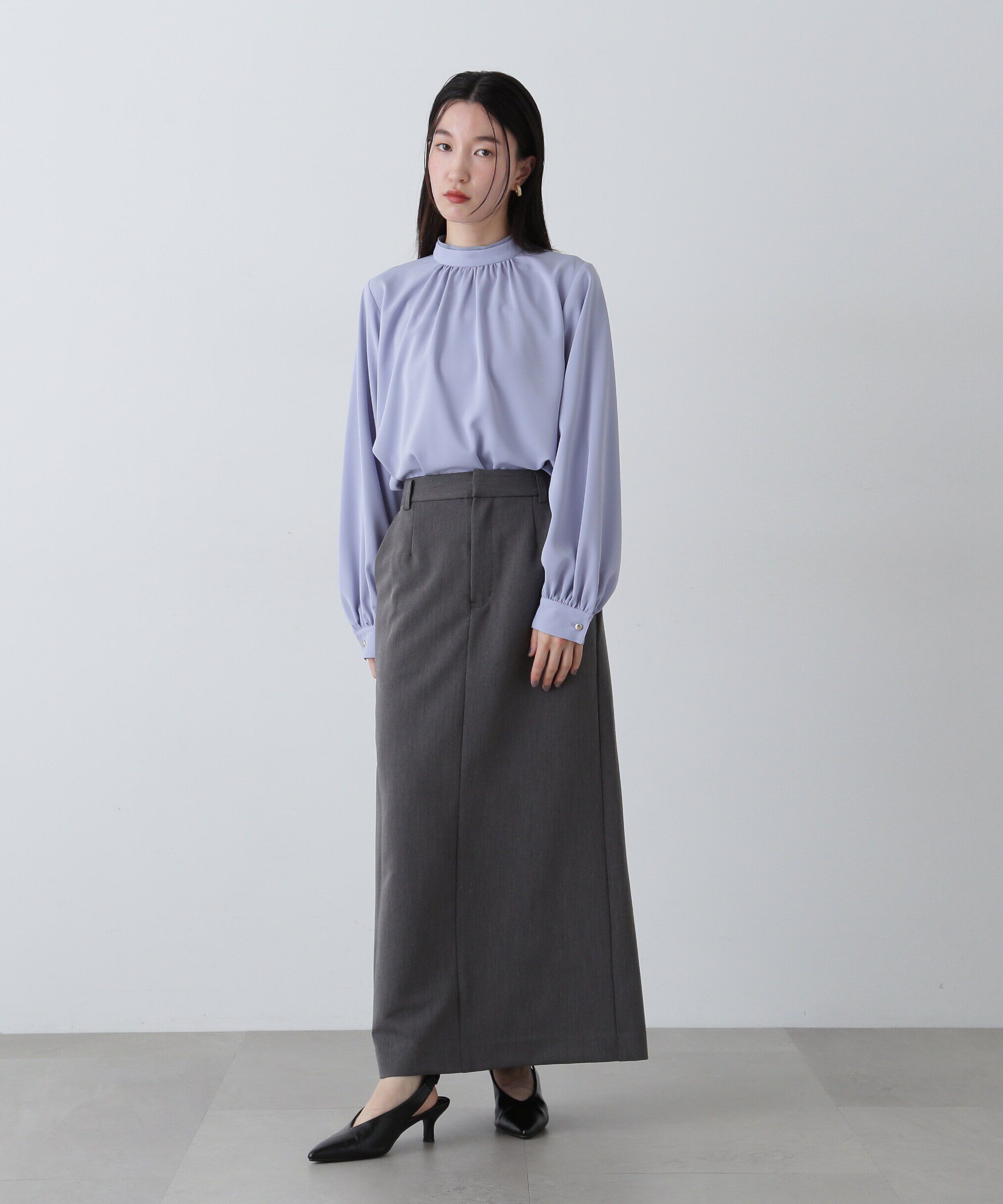  「シアーレイヤードネックブラウス」|シャツ・ブラウス|