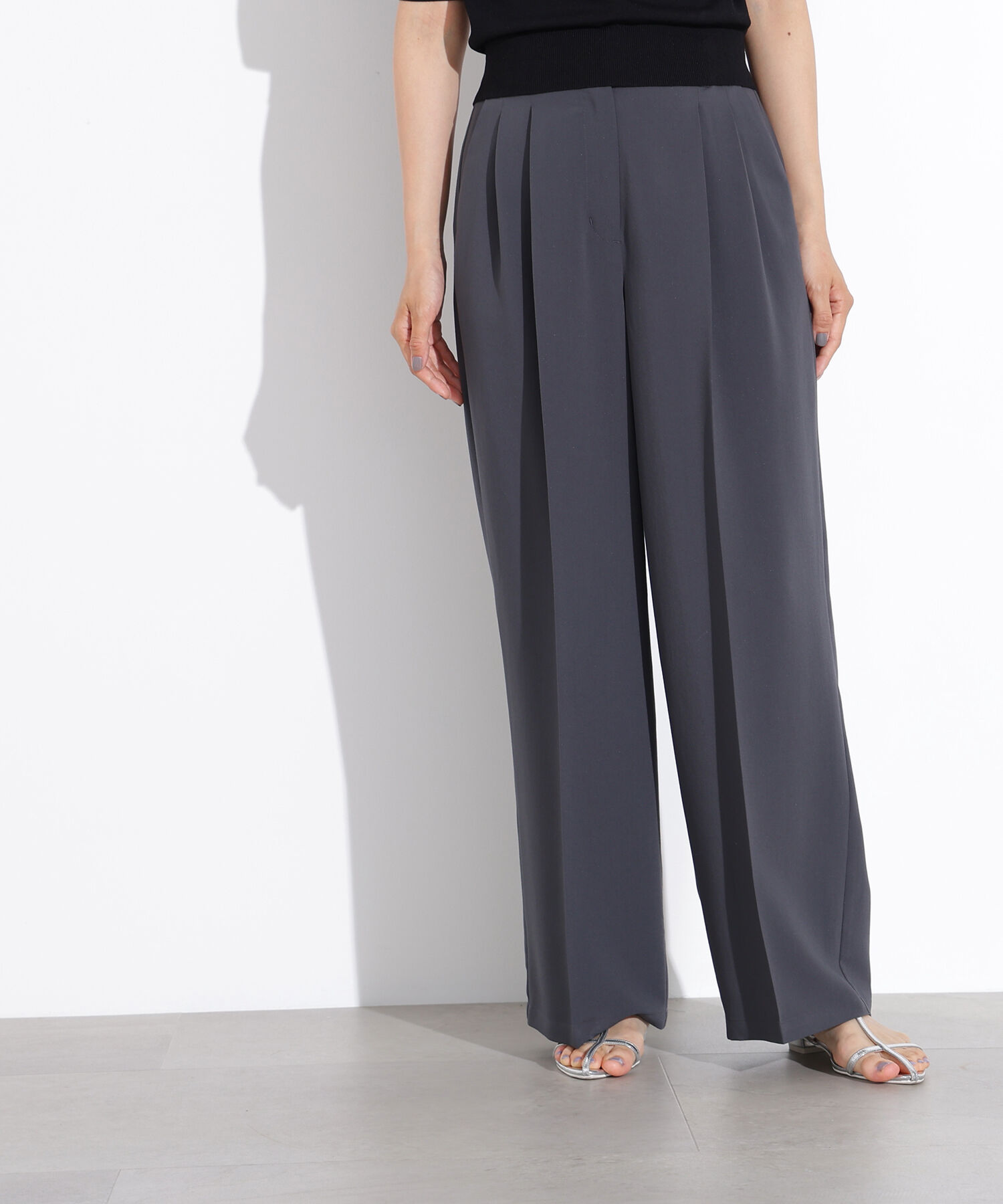  「ドライタッチツータックワイドパンツ」|その他|