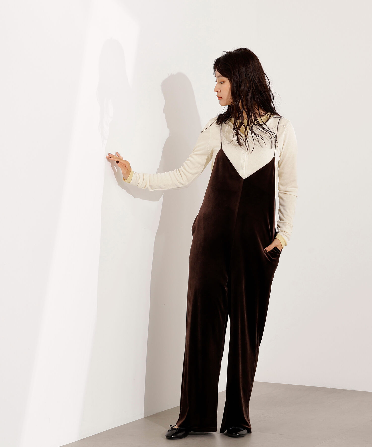  「ベロアオールインワン」|ワンピース|