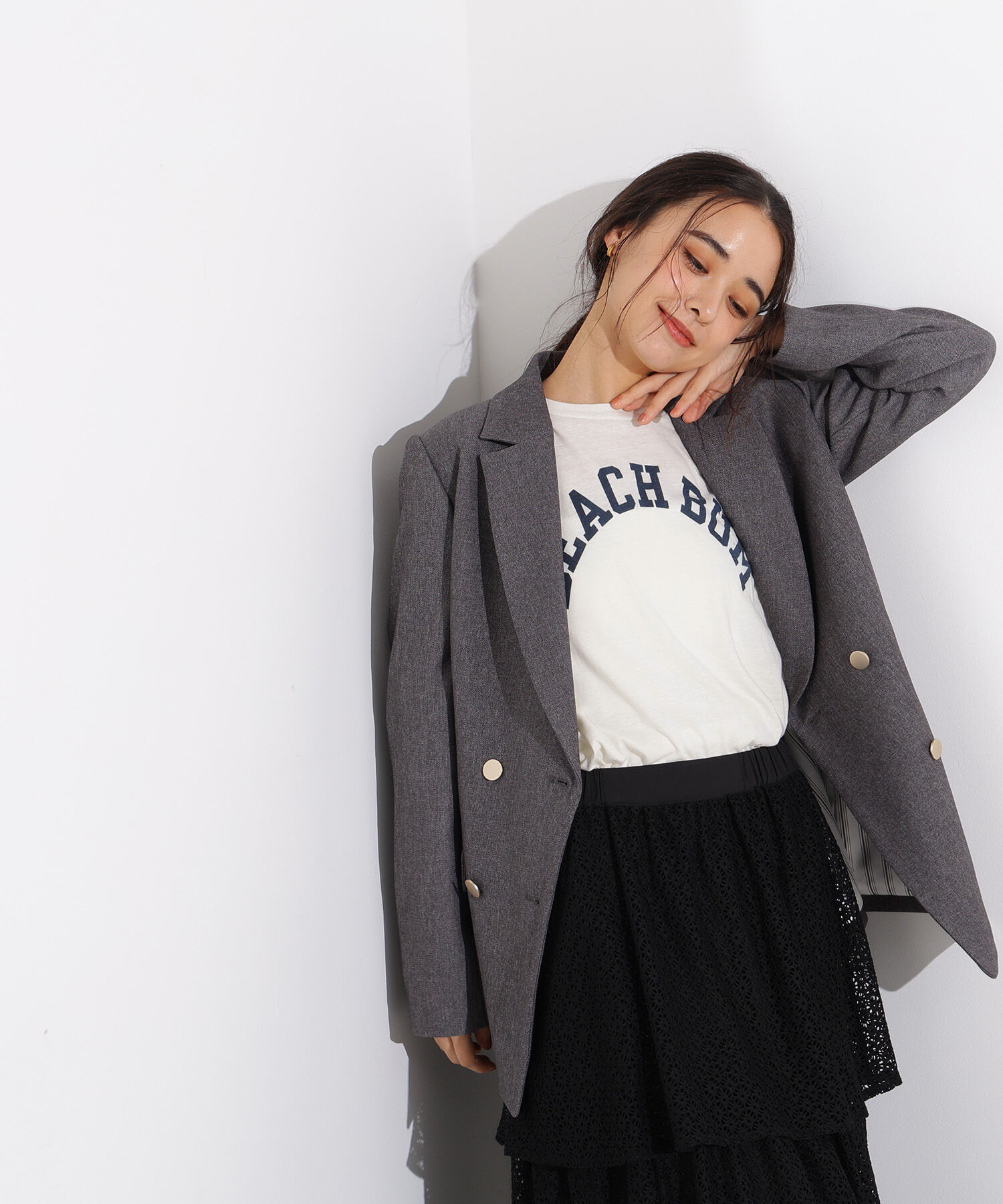  「ダブルブレストテーラードジャケット」|その他|