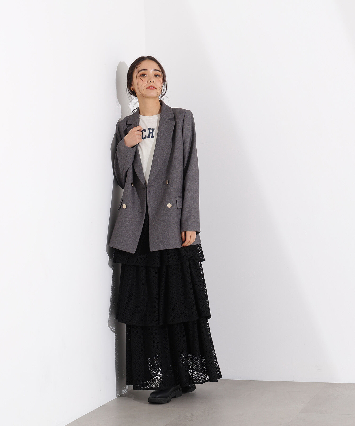  「ダブルブレストテーラードジャケット」|その他|