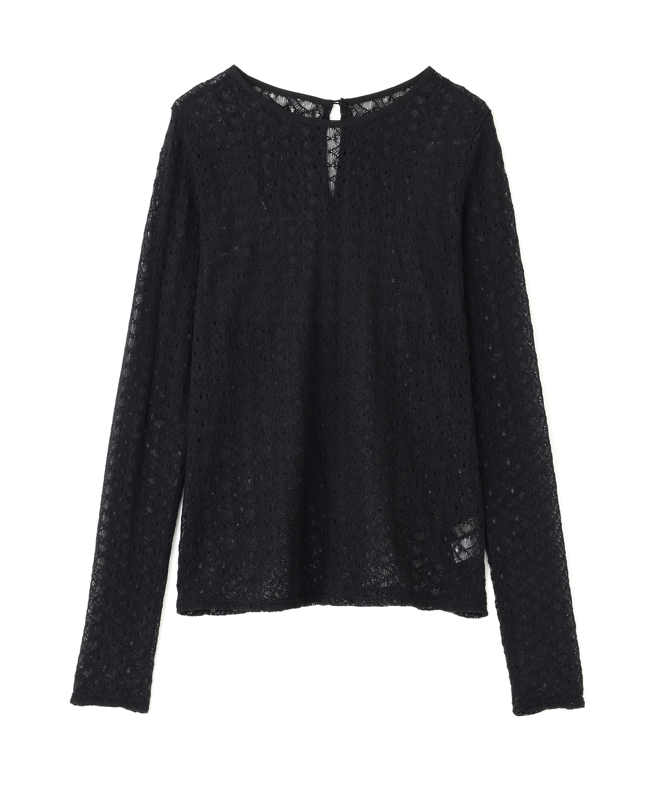  「クルーネックレースカットソー」|Tシャツ・カットソー|