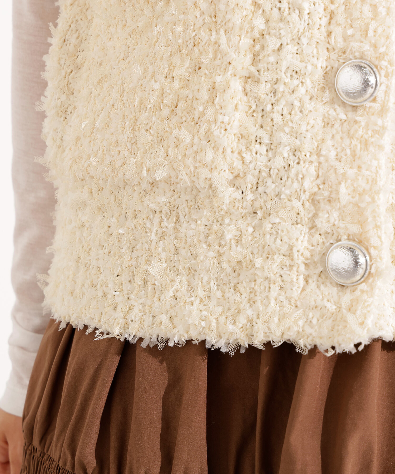  「Vネックニットジレ」|ニット・セーター|