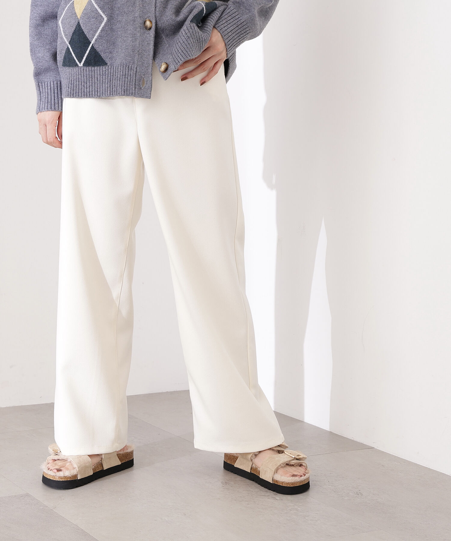  「ベーシックツイルワイドパンツ」|その他|