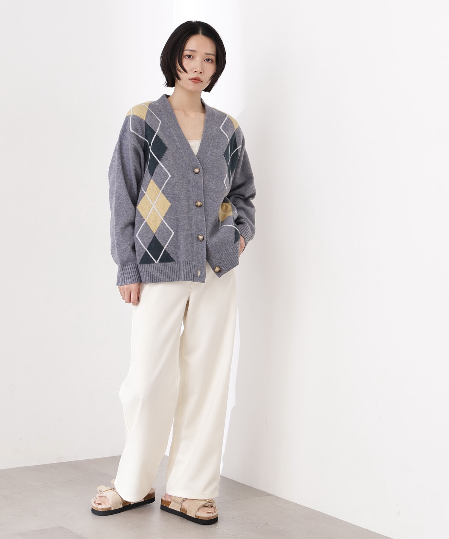  「ベーシックツイルワイドパンツ」|その他|