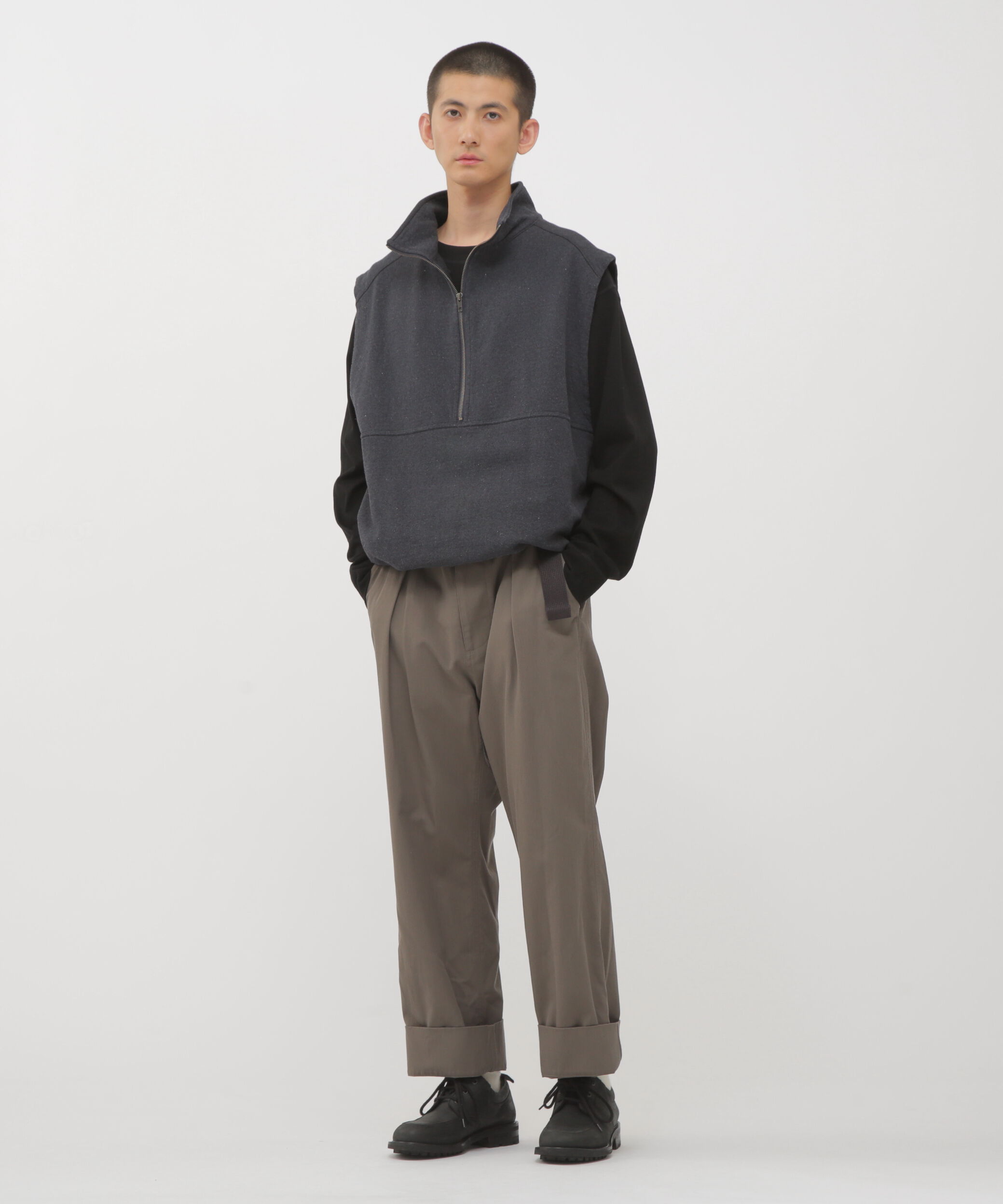 MHL.「SMOOTH COTTON JERSEY TOP」|Tシャツ・カットソー|