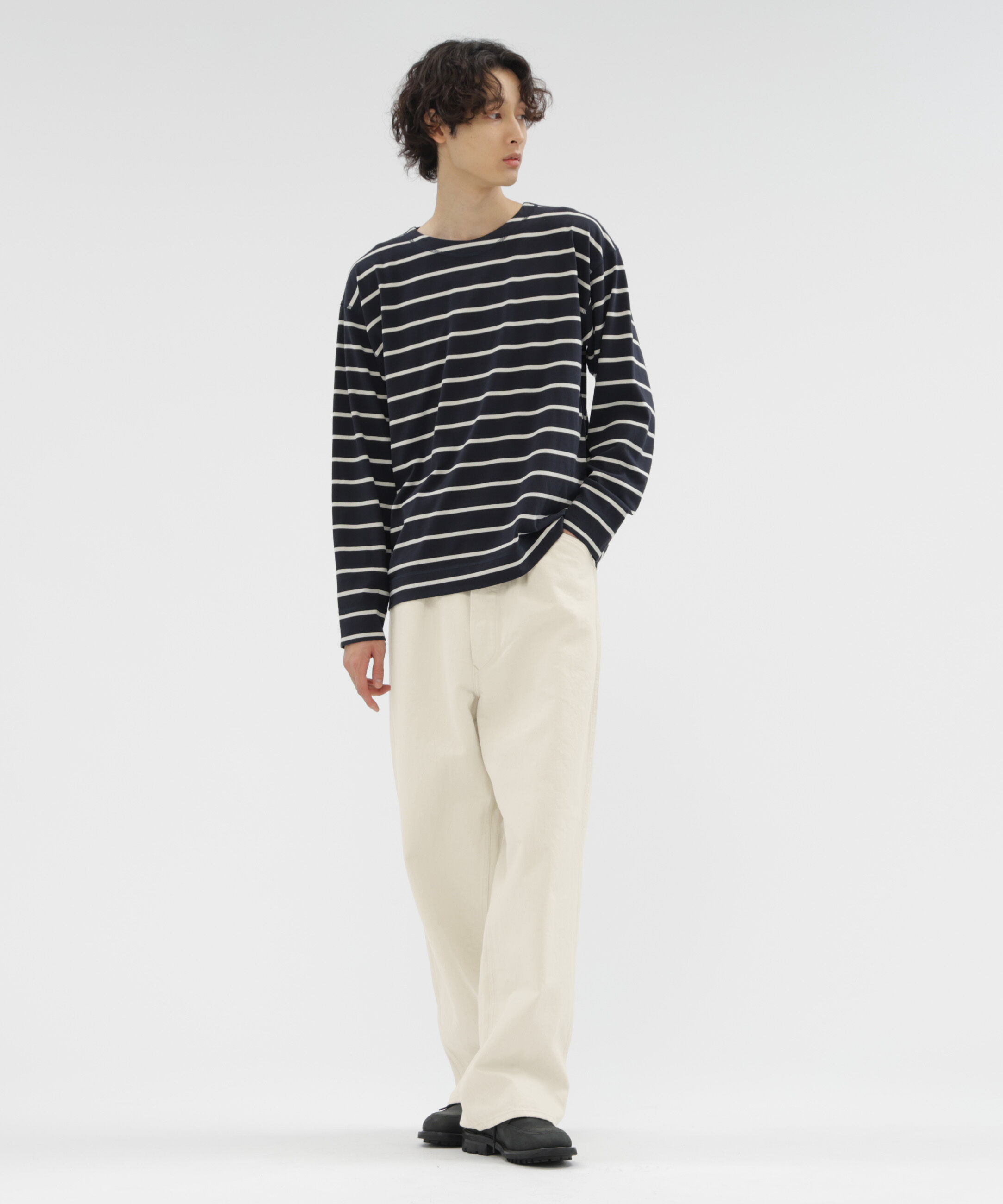 MHL.「SMOOTH COTTON JERSEY TOP」|Tシャツ・カットソー|