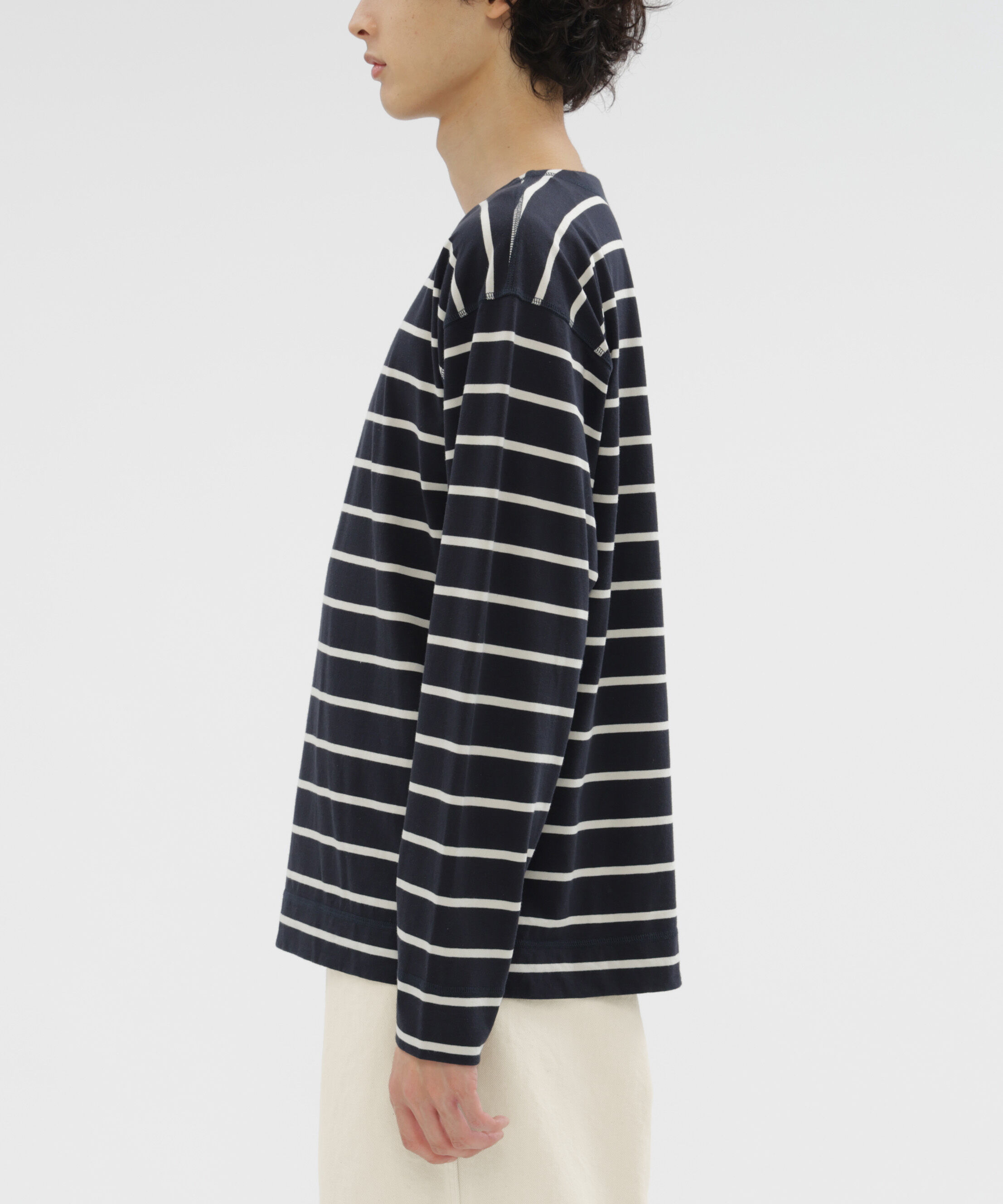 MHL.「SMOOTH COTTON JERSEY TOP」|Tシャツ・カットソー|