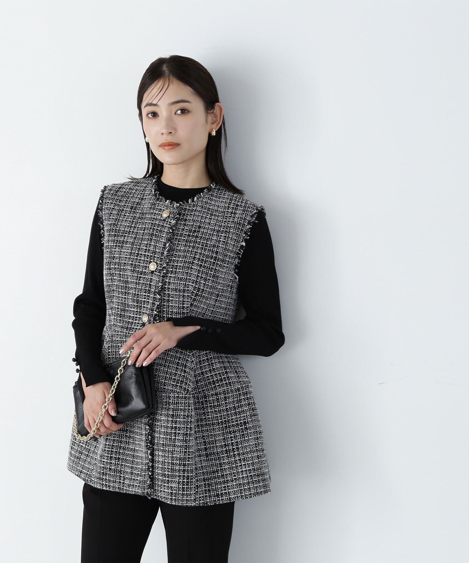  「ツイードジレシリーズ ペプラムツイードジレ　24AW」|ブルゾン・スタジャン|クロツイード2