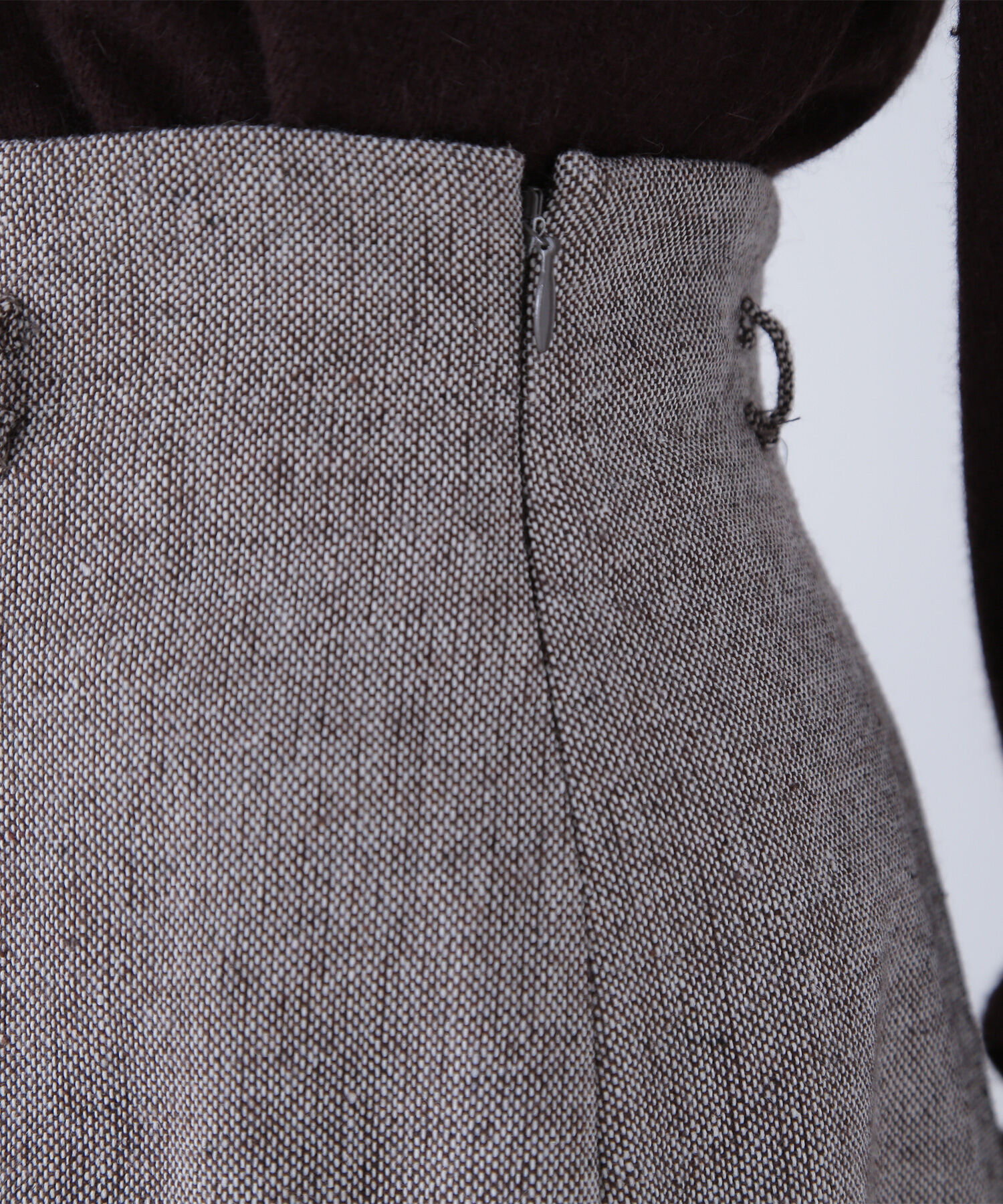  「ツイーディーベルテッドマーメイドスカート」|スカート|