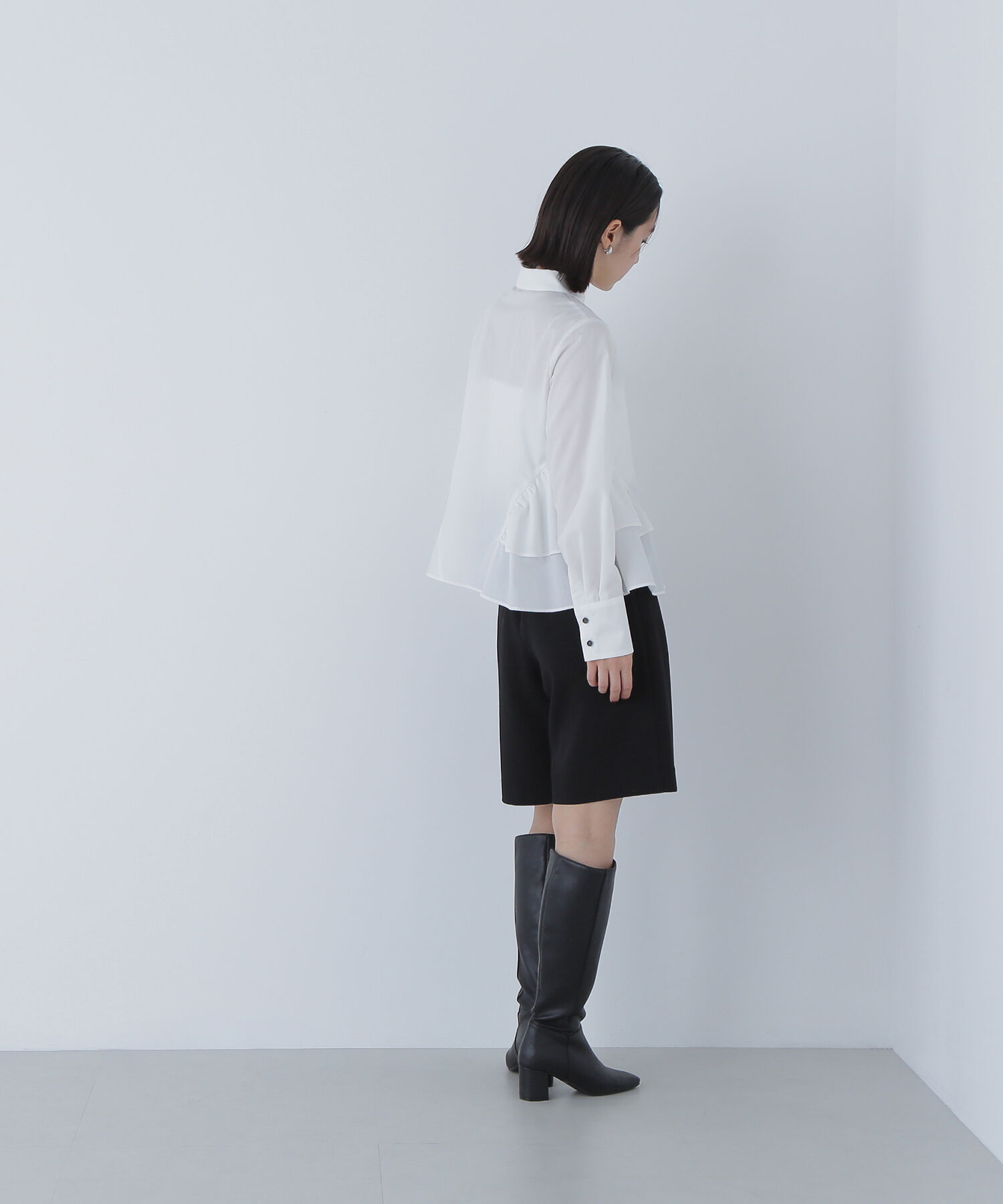  「サイドティアードシャツ」|シャツ・ブラウス|