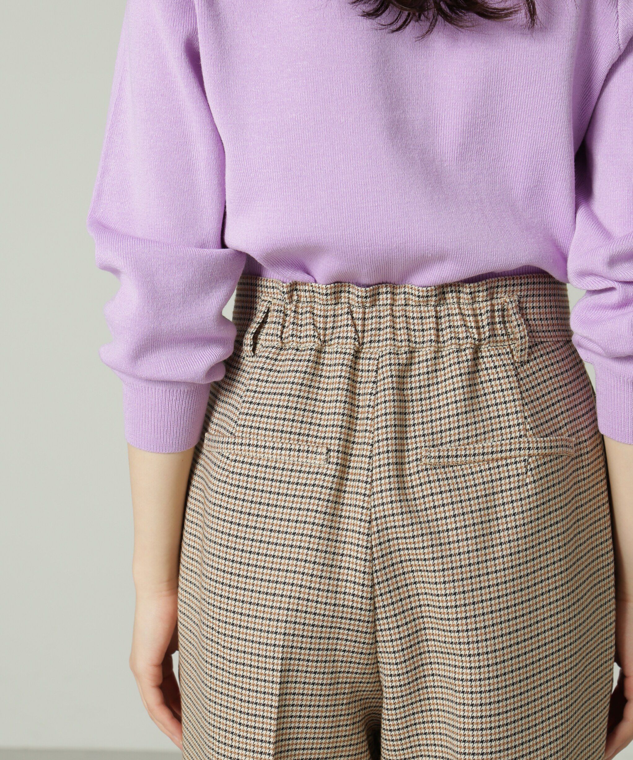  「[Sシリーズ対応商品]先染めチェックタックワイドパンツ」|その他|