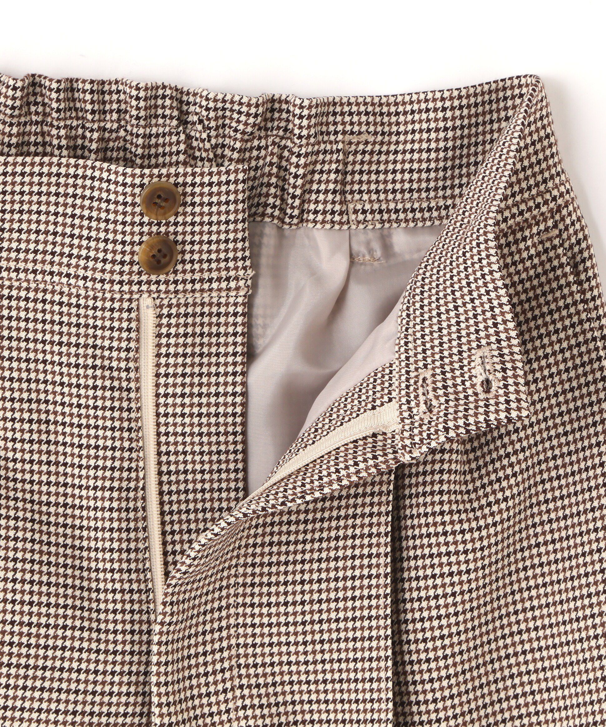  「[Sシリーズ対応商品]先染めチェックタックワイドパンツ」|その他|