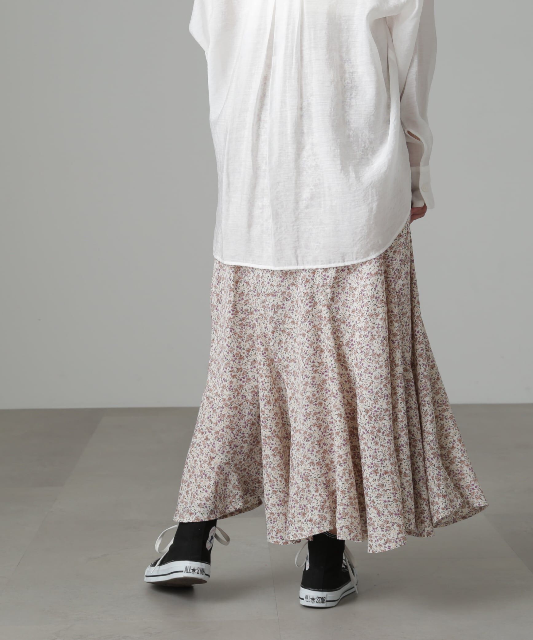  「フラワーエスカルゴマーメイドスカート」|スカート|