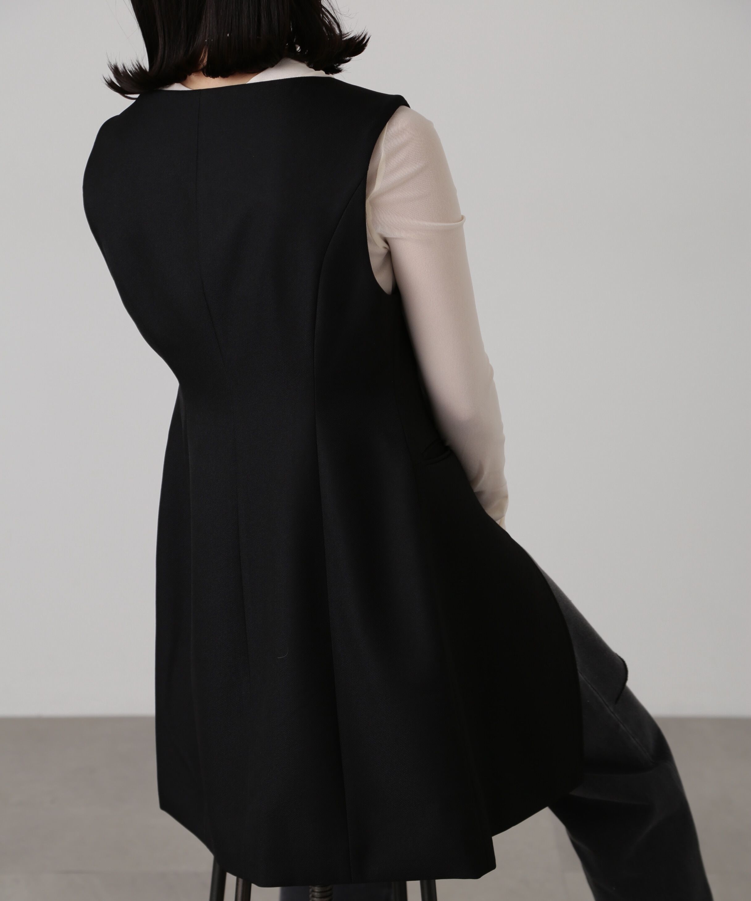  「ジップ使いミニジャンスカ」|ワンピース|