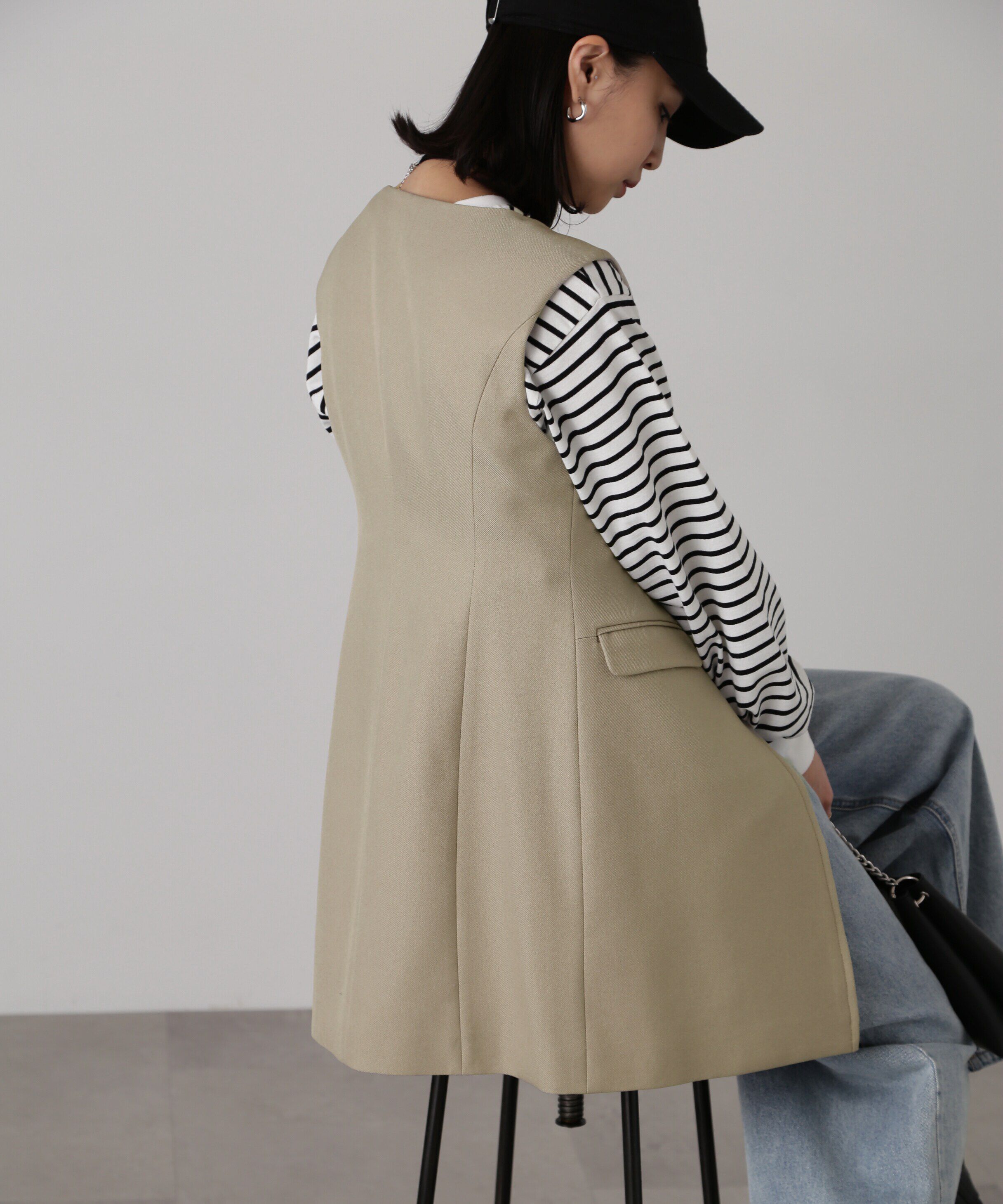  「ジップ使いミニジャンスカ」|ワンピース|