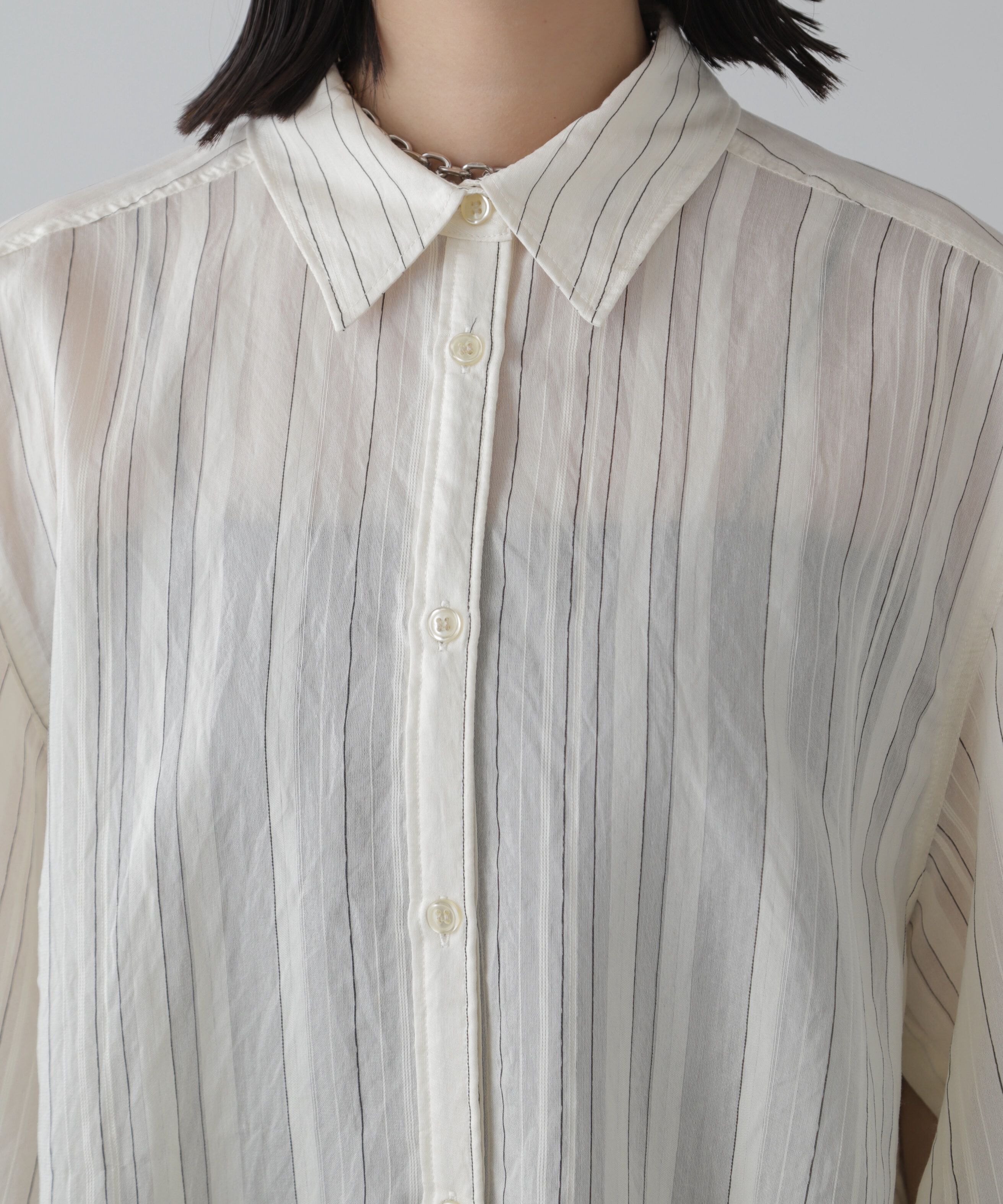  「袖スリットルーズシャツ」|シャツ・ブラウス|