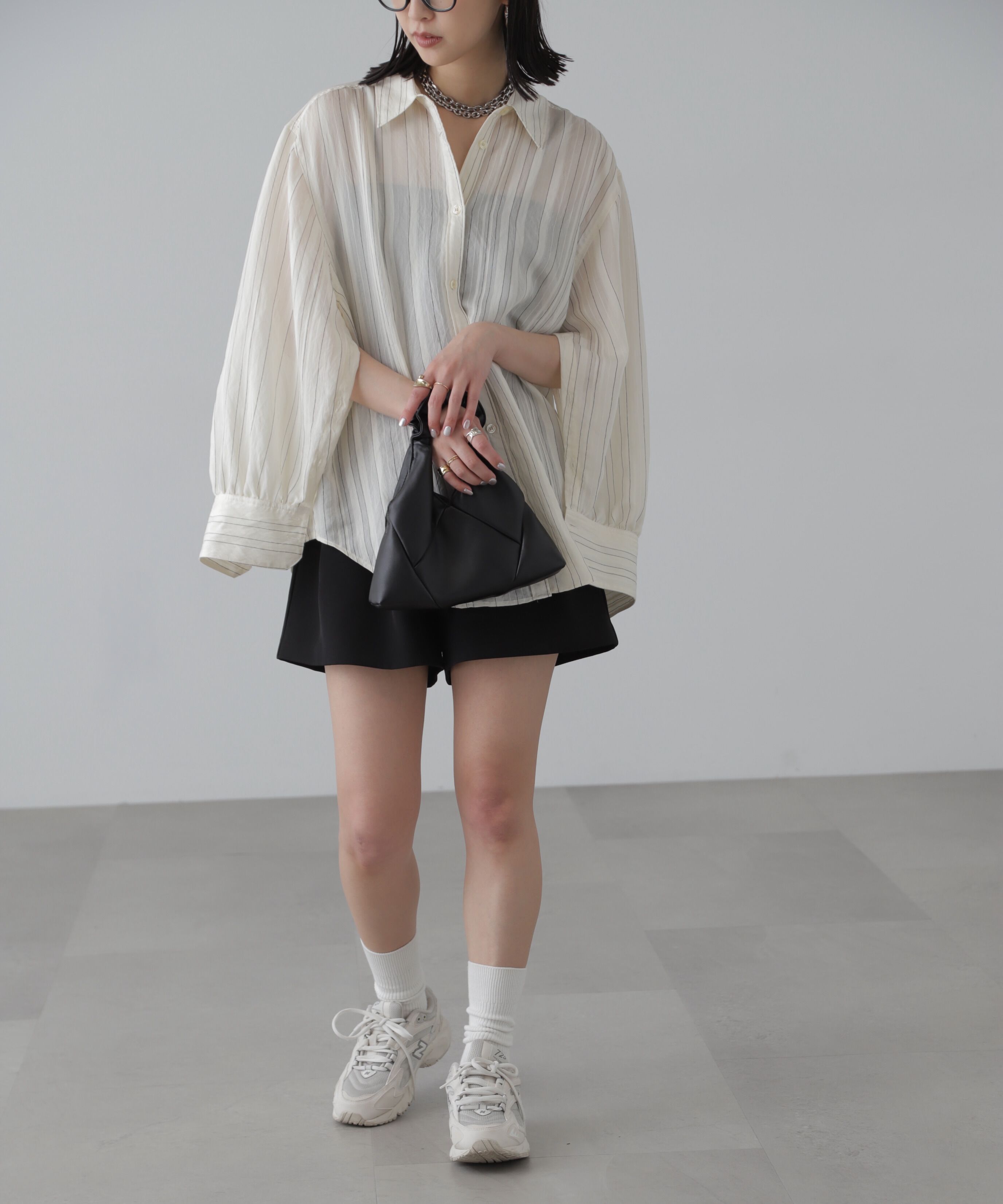  「袖スリットルーズシャツ」|シャツ・ブラウス|