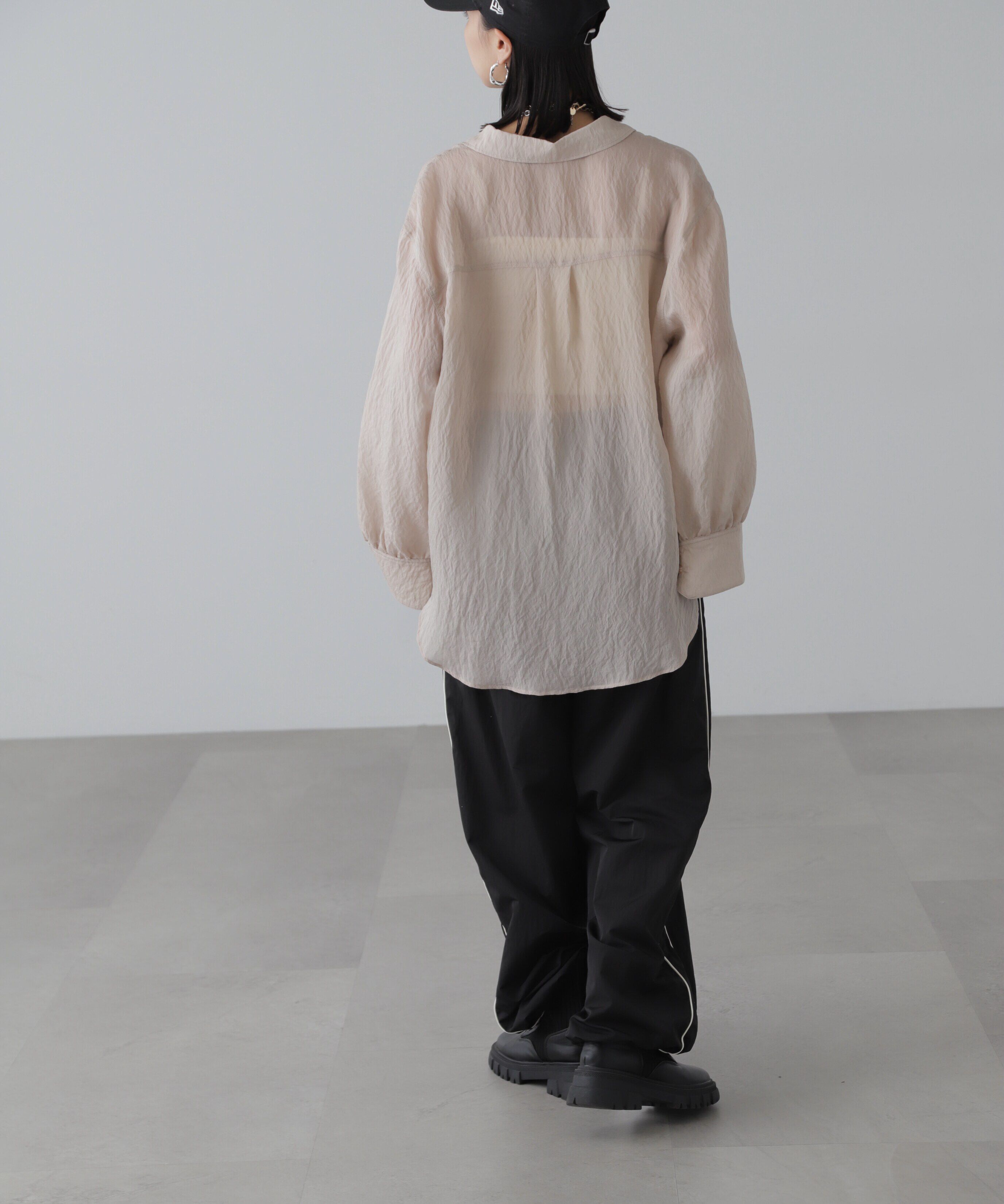  「袖スリットルーズシャツ」|シャツ・ブラウス|