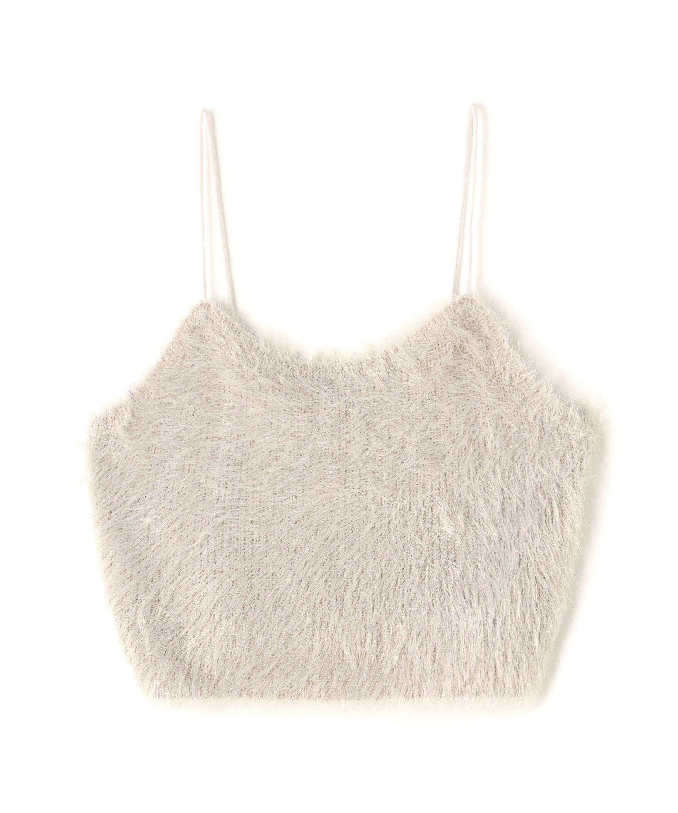  「シャギーキャミソールビスチェ」|ニット・セーター|