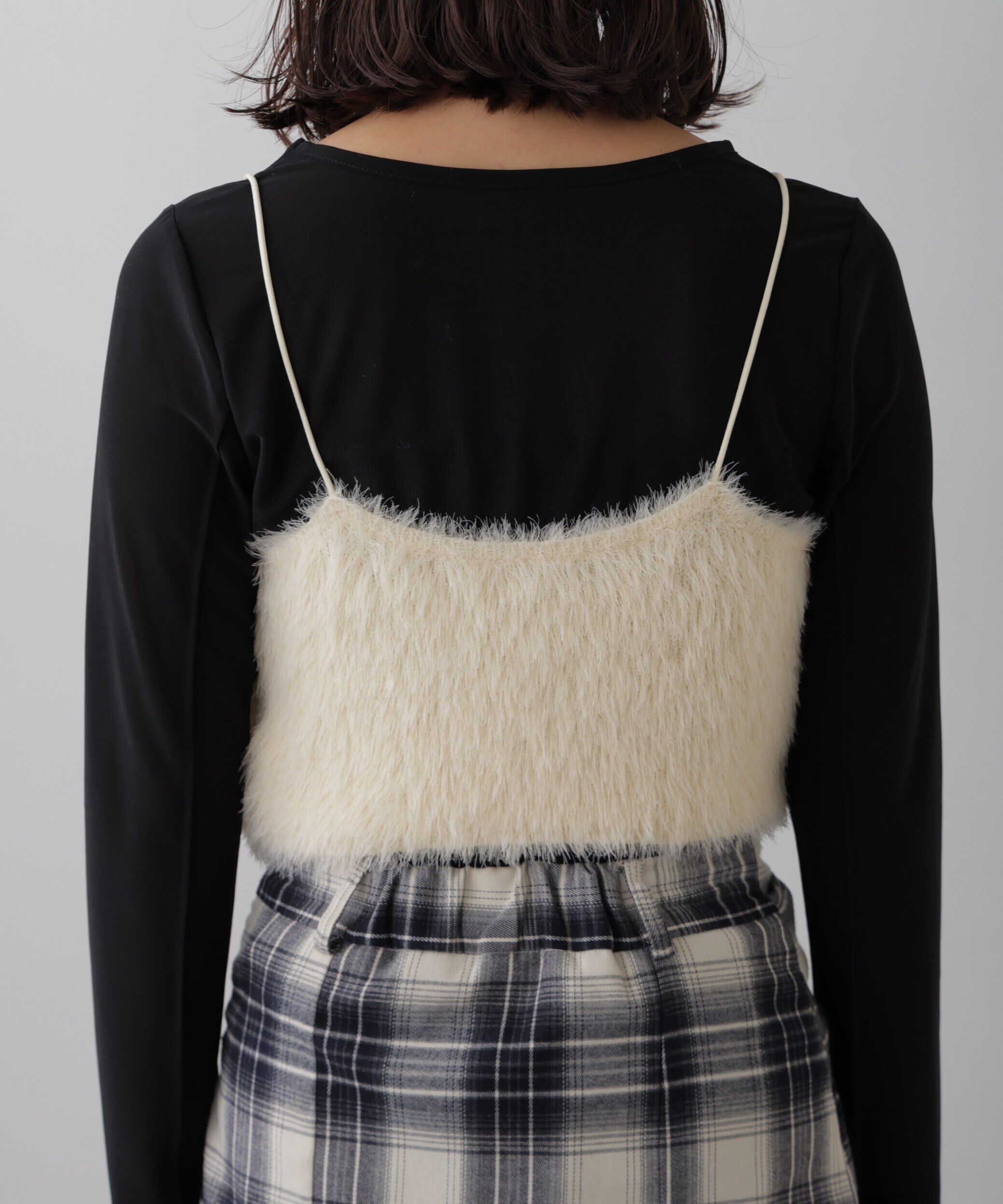  「シャギーキャミソールビスチェ」|ニット・セーター|