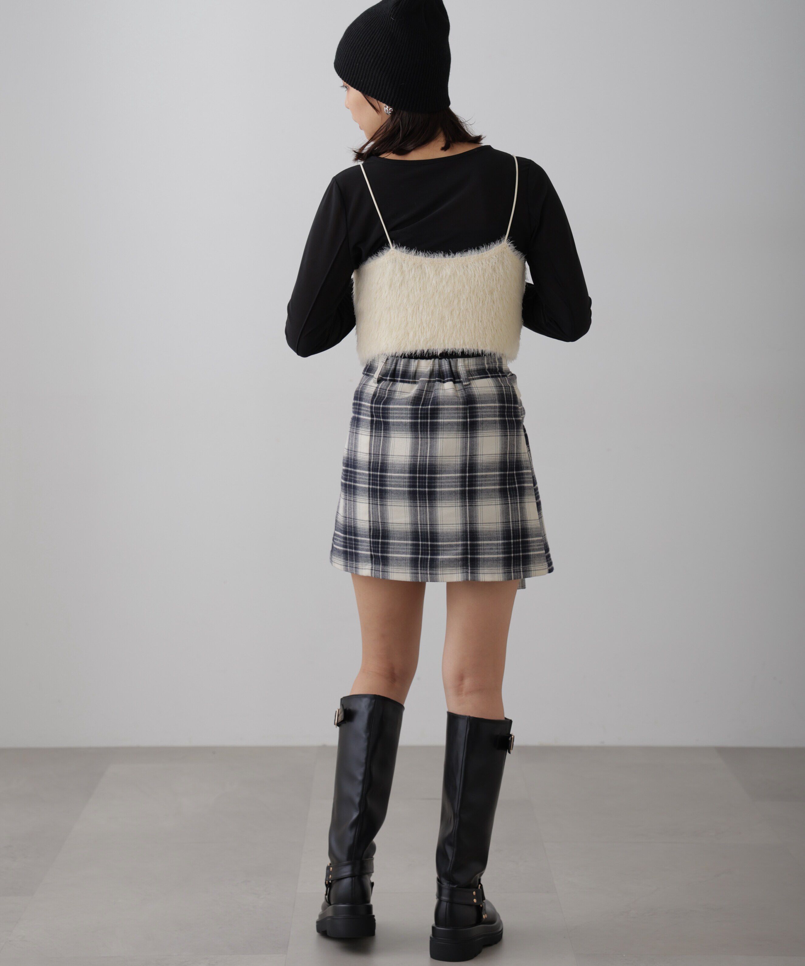  「シャギーキャミソールビスチェ」|ニット・セーター|