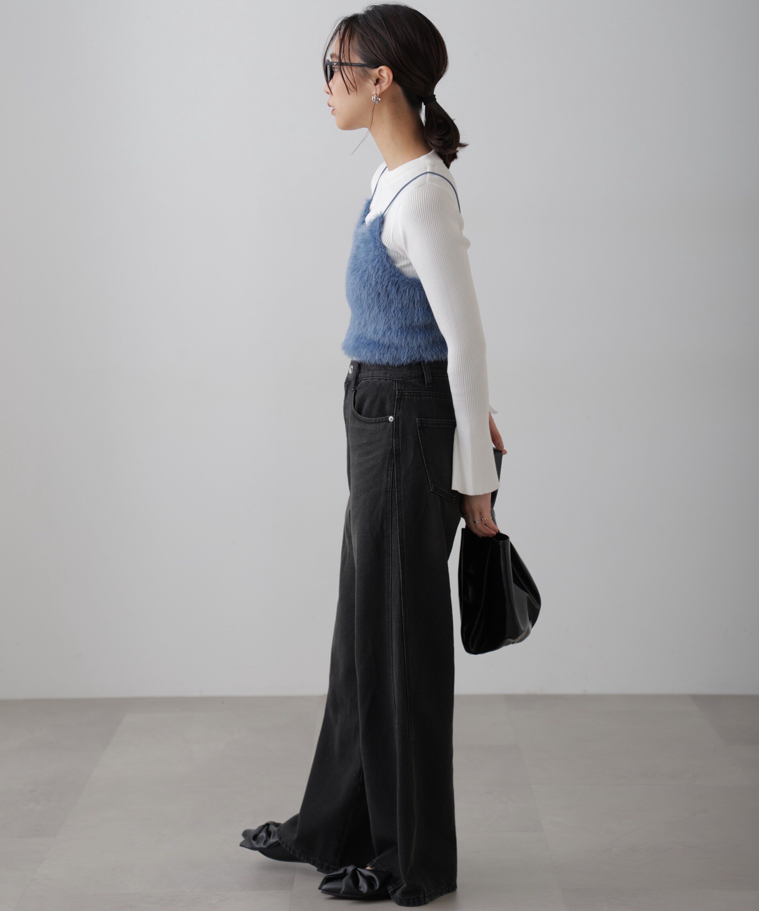  「シャギーキャミソールビスチェ」|ニット・セーター|