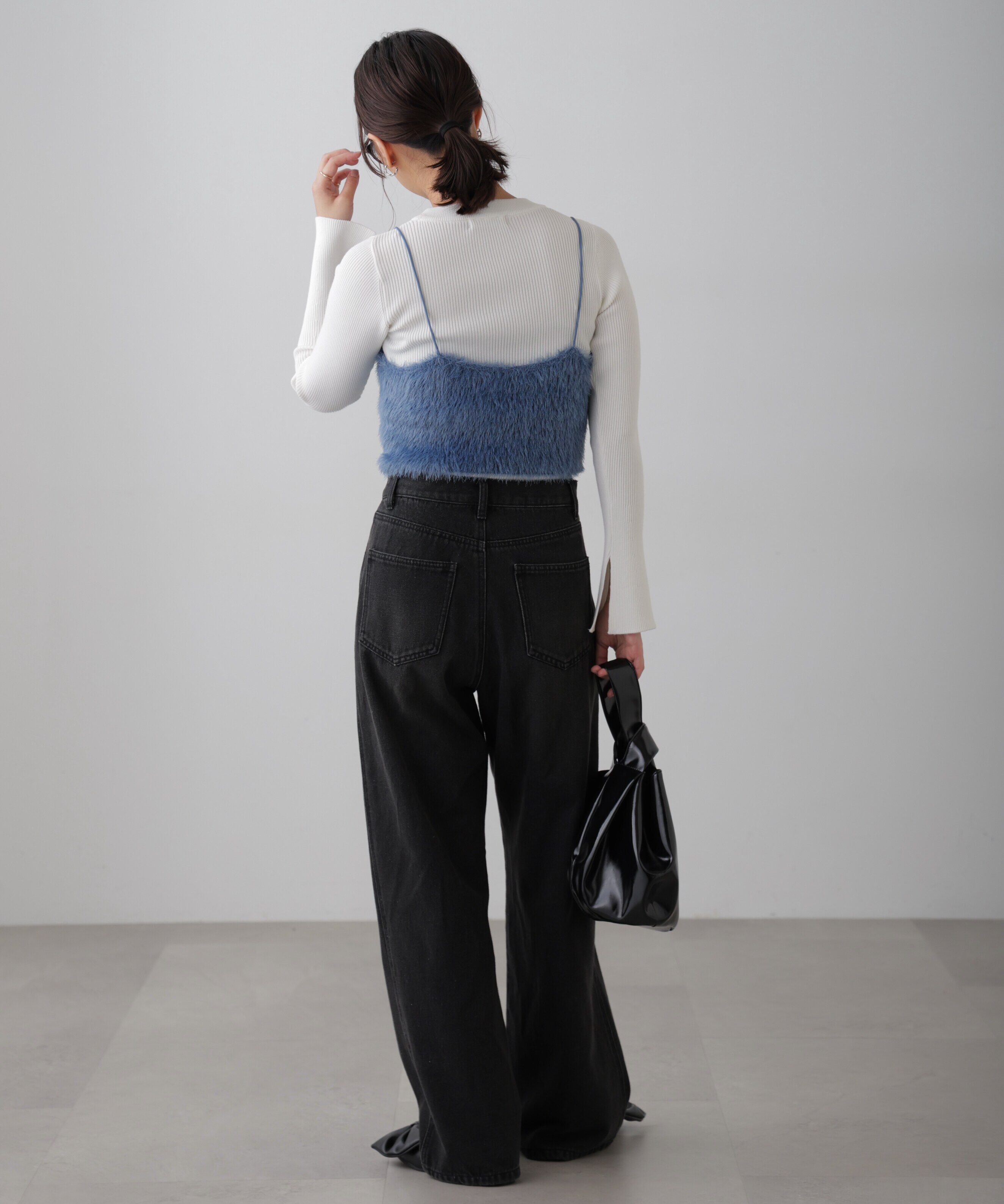  「シャギーキャミソールビスチェ」|ニット・セーター|